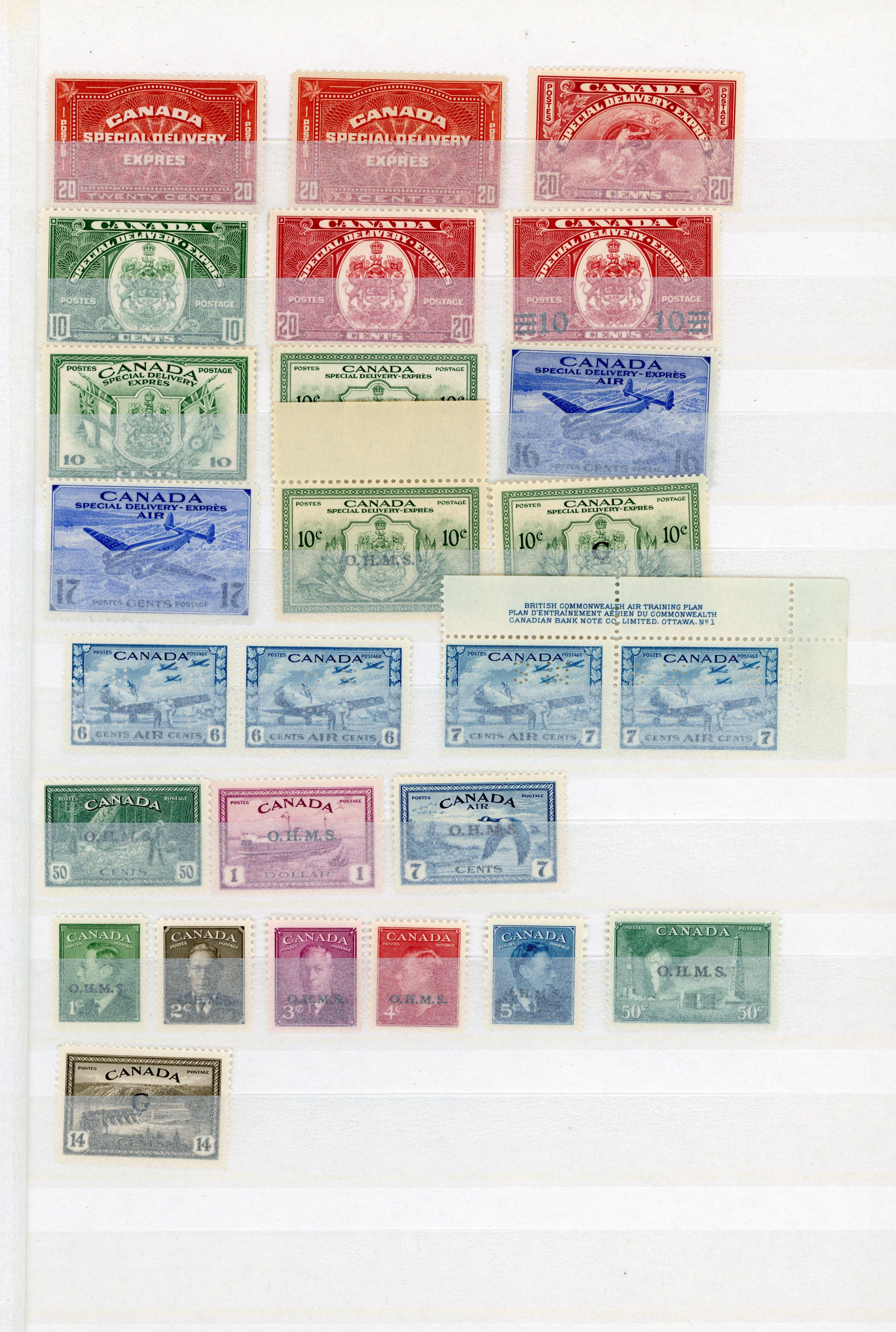 Canada 1908-1953 collection mint