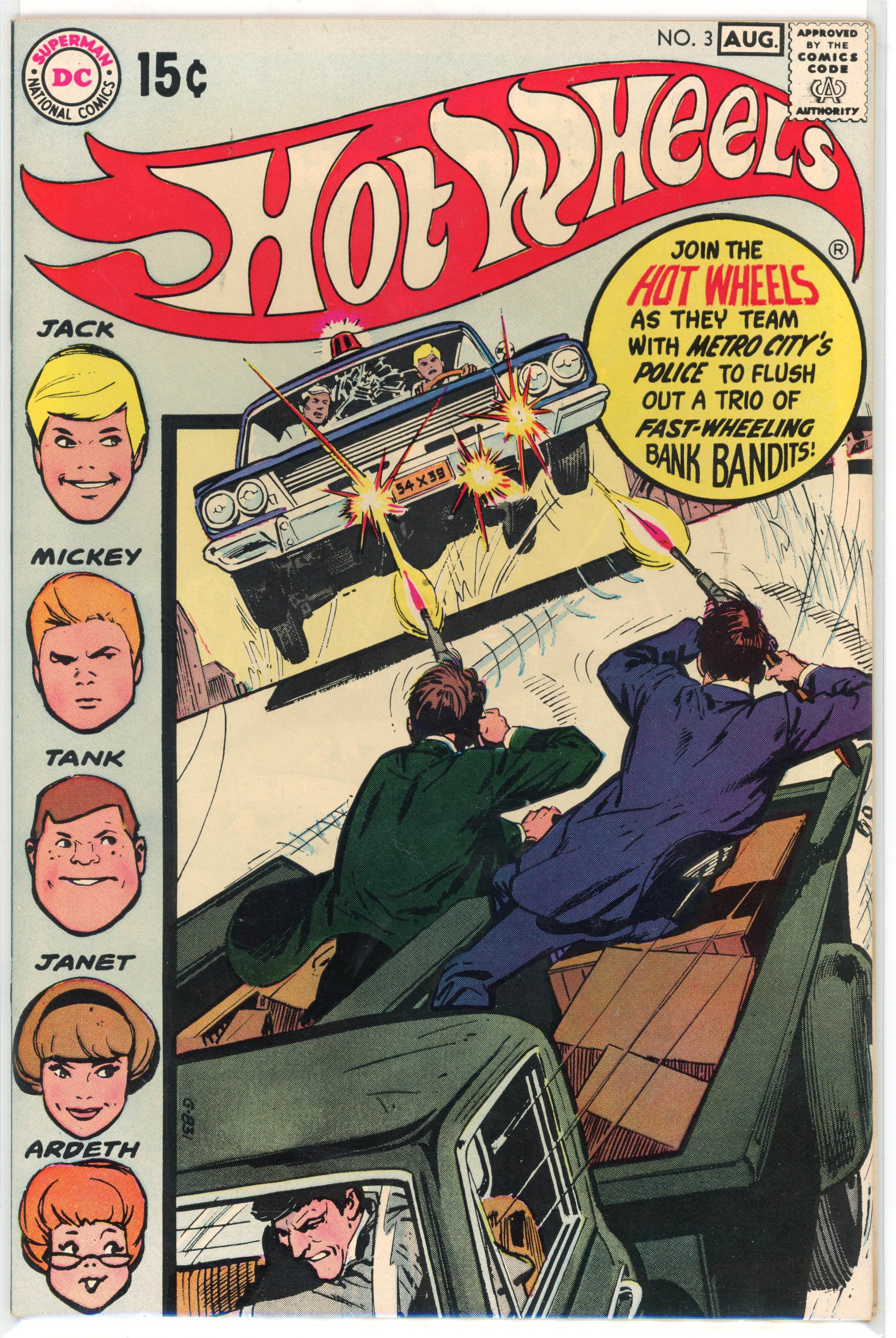 Hot Wheels #3 (DC Comics, 1970)