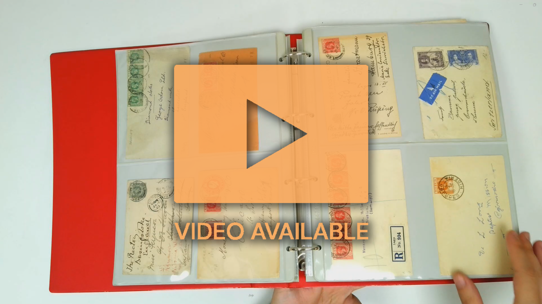Nigeria 1905-56 collection of covers and postal stationery