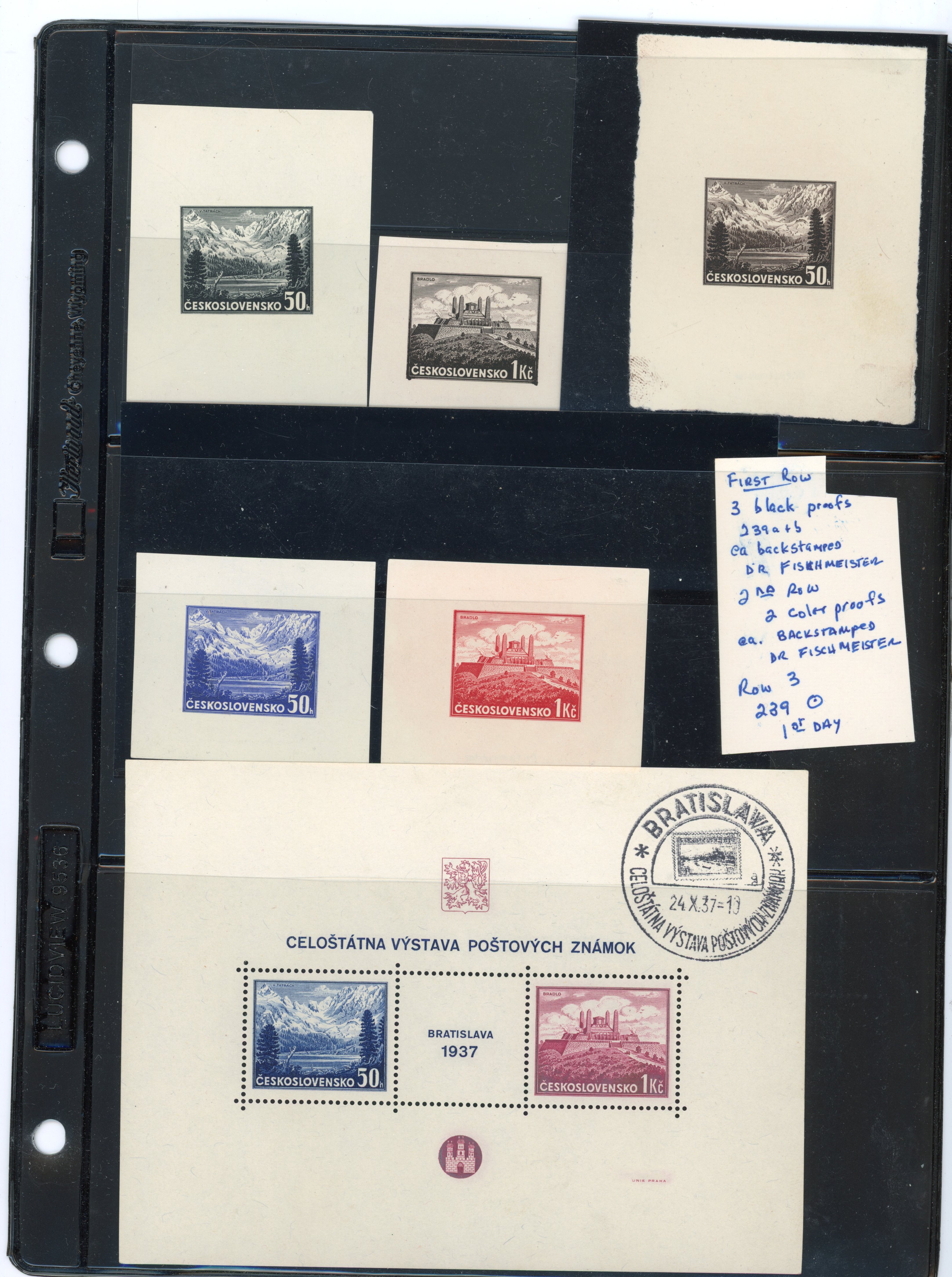 Czechoslovakia 1920-30s proofs accumulation