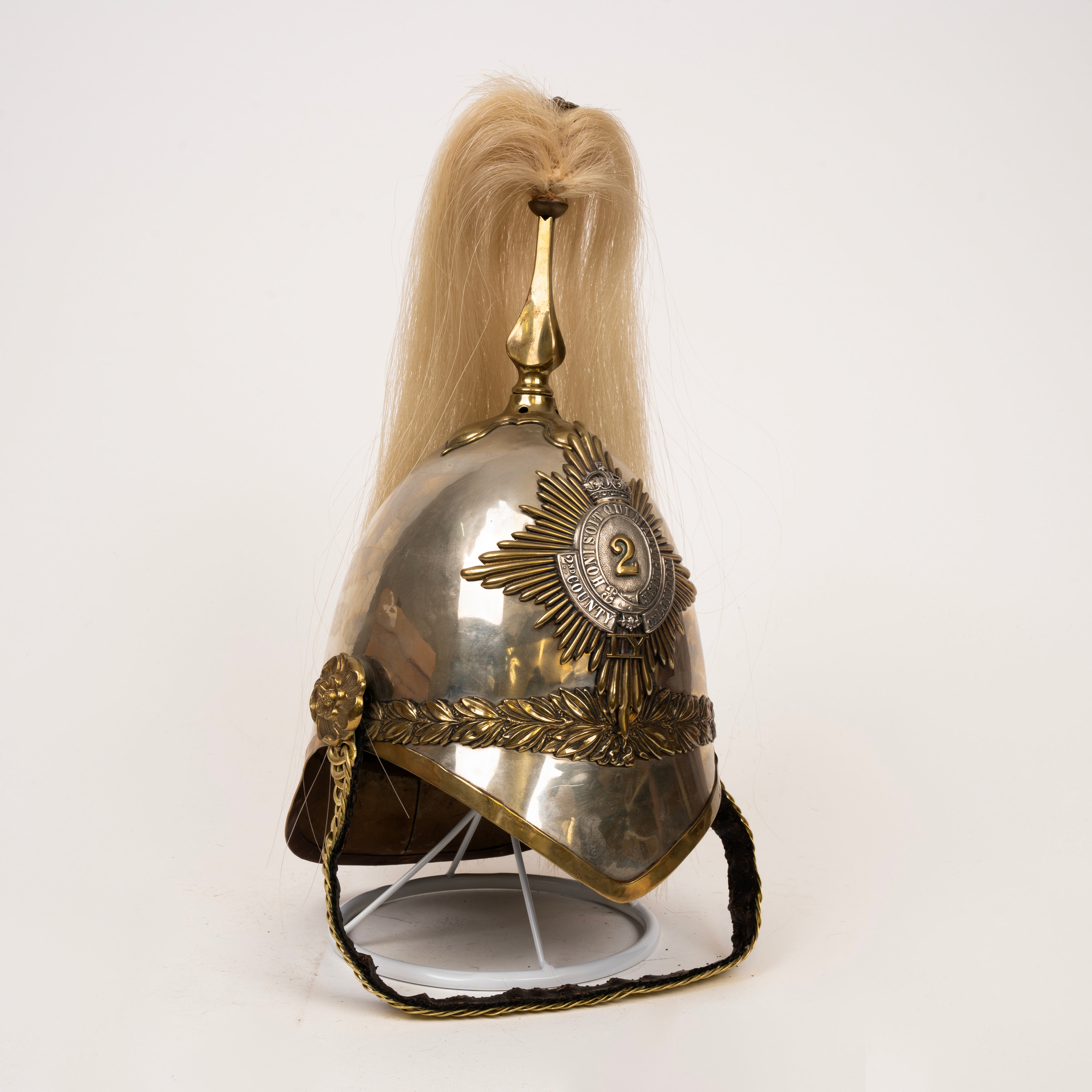 Second County of London, officer's full dress helmet,  Imperial Yeomanry