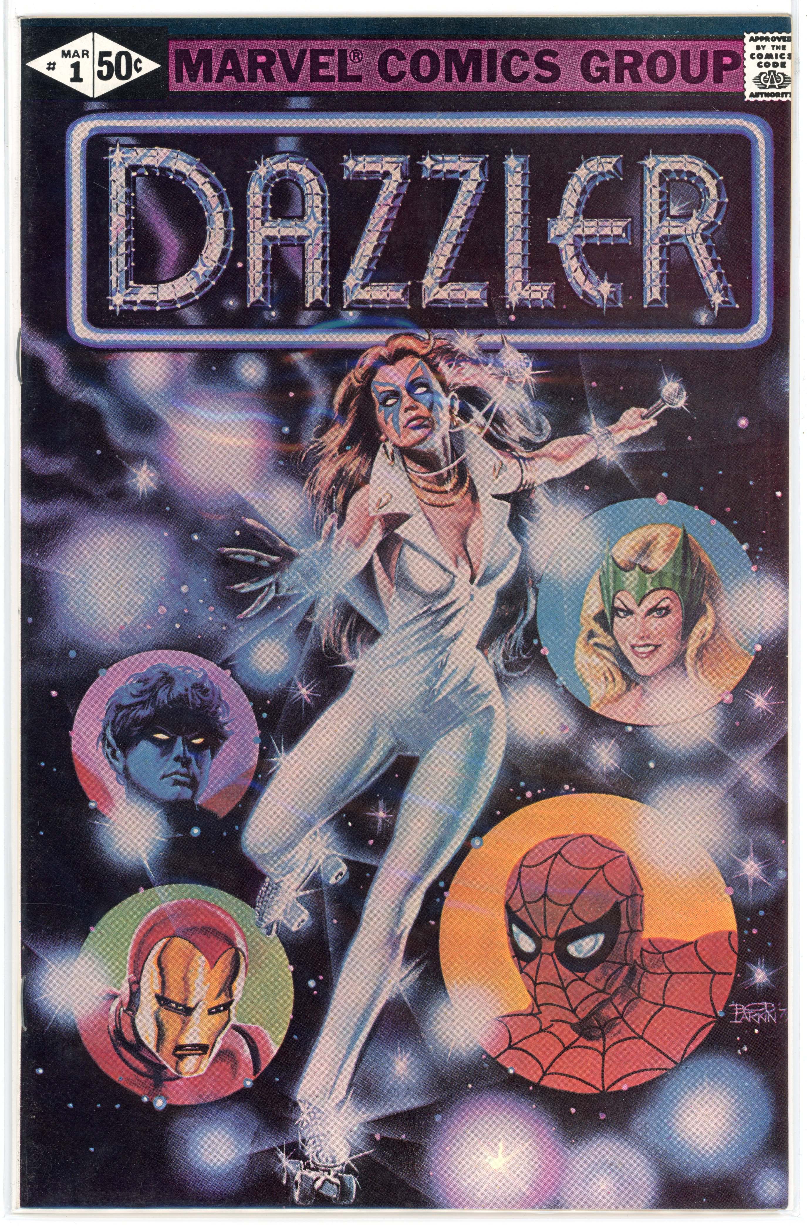 Dazzler #1 (Marvel Comics, 1981) First Direct Distribution Comic by Marvel