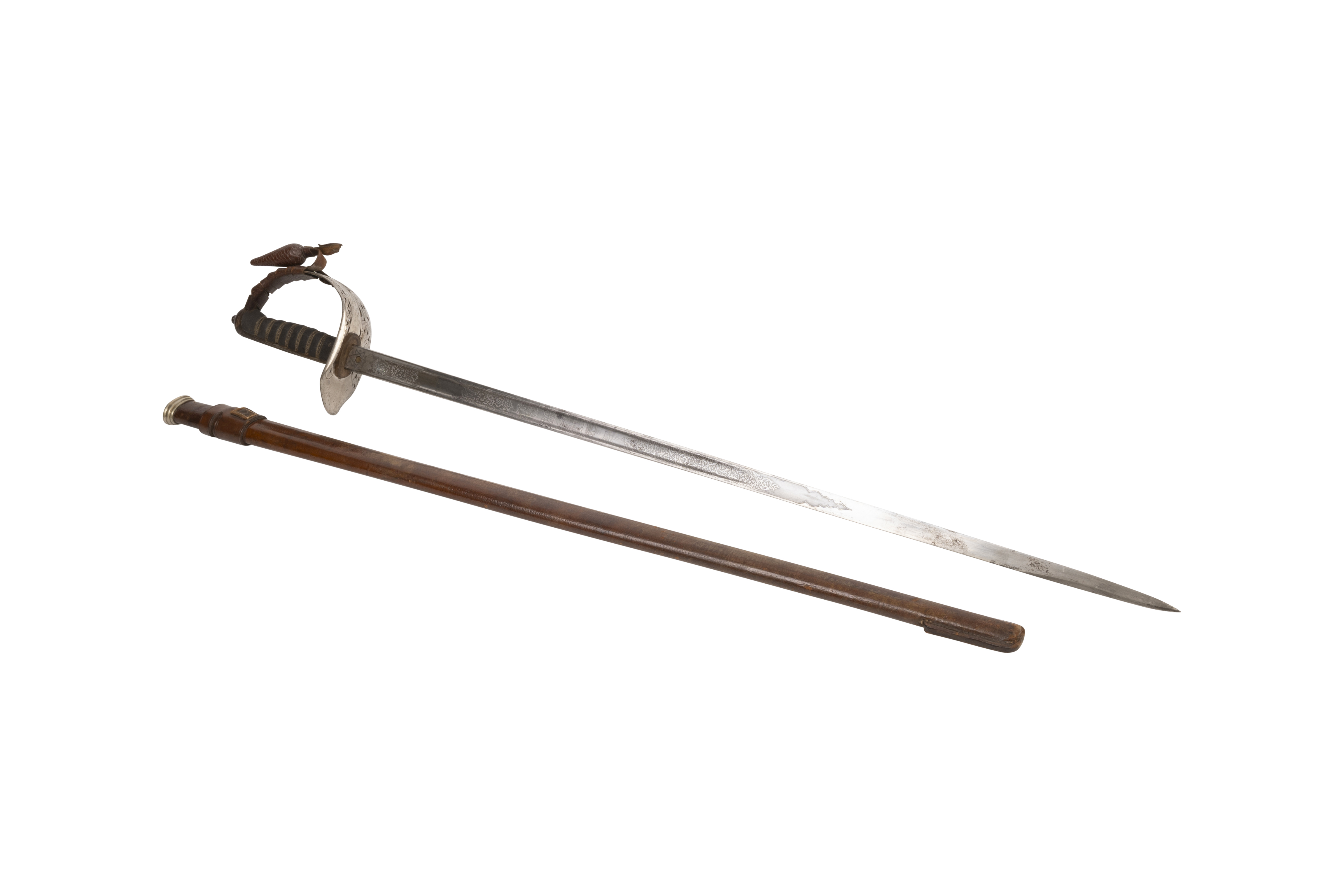 Sword - GV Interwar period, Infantry Officers Sword, Wilkinson Sword blade, numbered 55384 