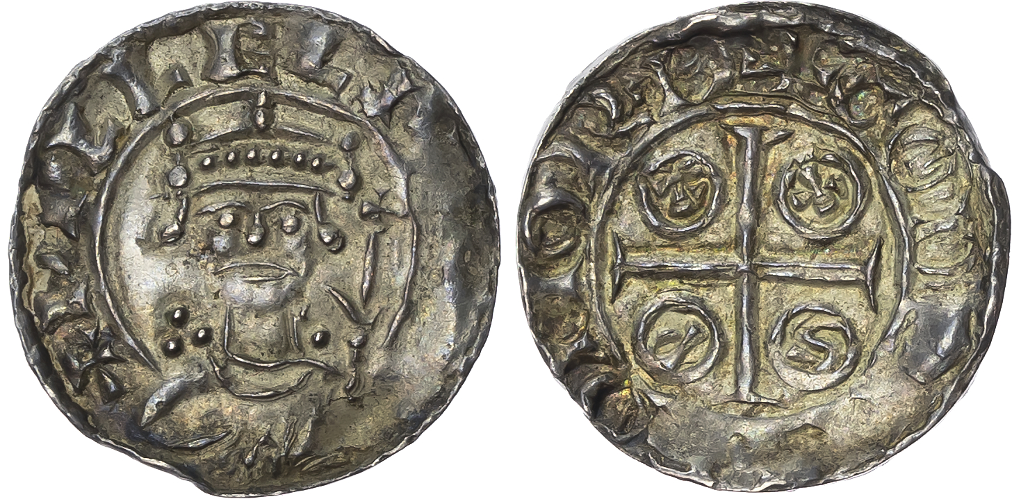 William I ‘the Conqueror’ 1066-1087), AR Penny, Paxs type (BMC viii), c. 1083-1086, Norwich mint, moneyer Godricbrd. Cro…