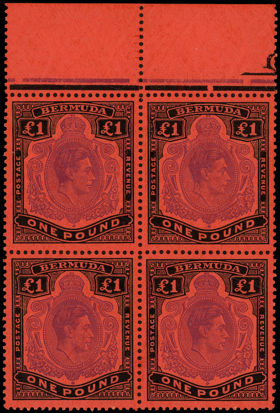 Bermuda SG 121d block mint