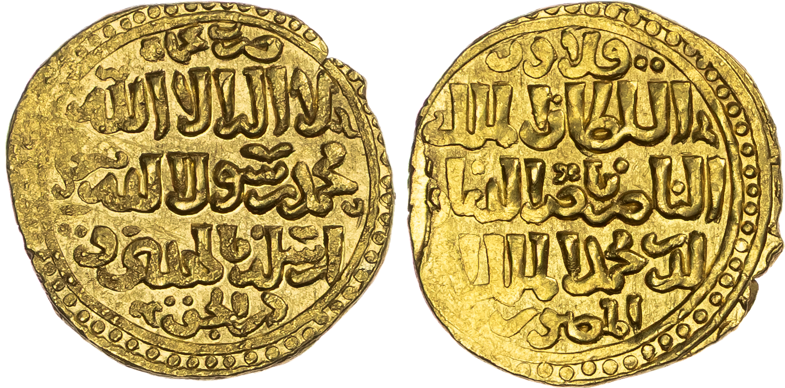 Bahri Mamluk, Nasir al-din Muhammad (AH 709-741 / 1310-1341 AD), gold Dinar