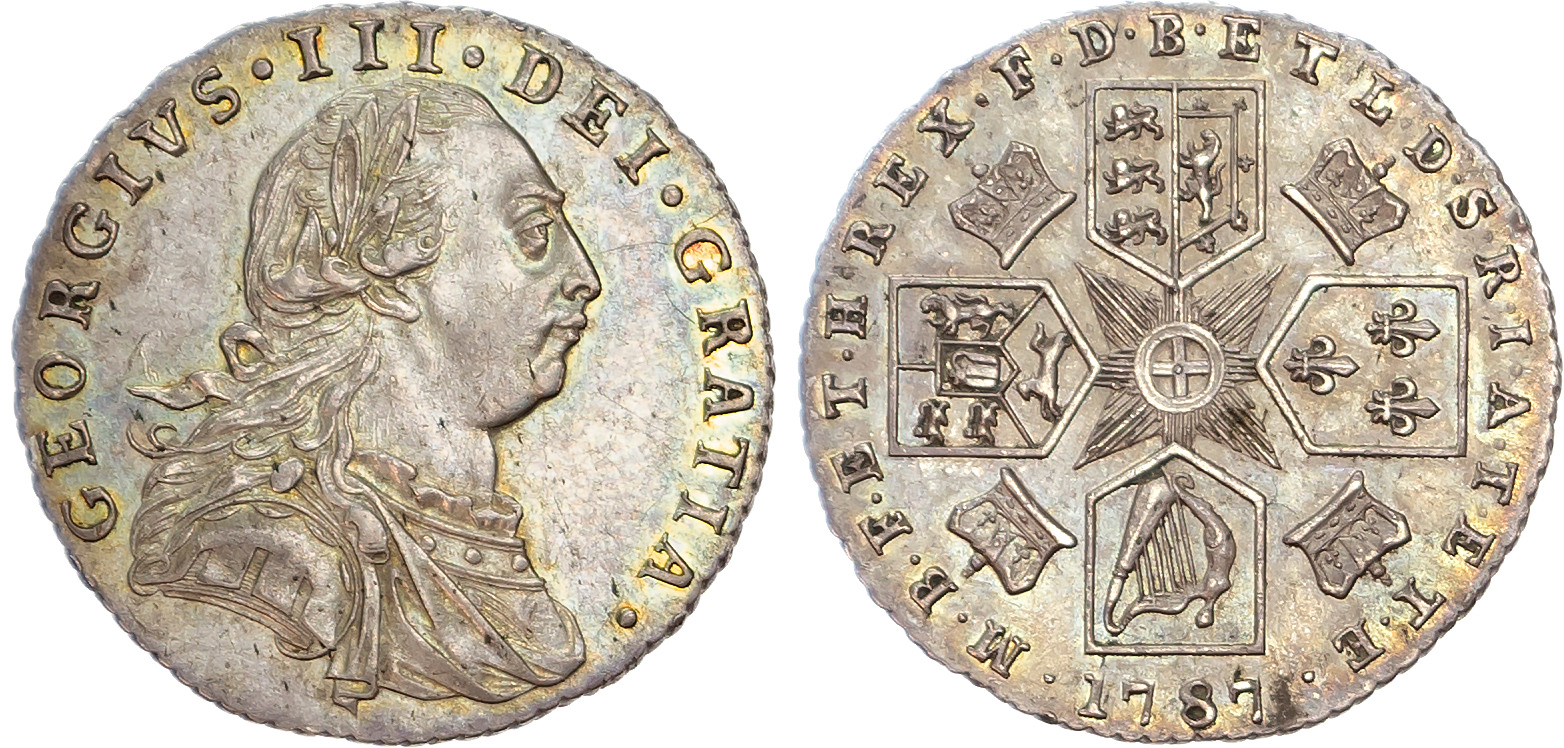 George III (1760-1820), Sixpence, 1787