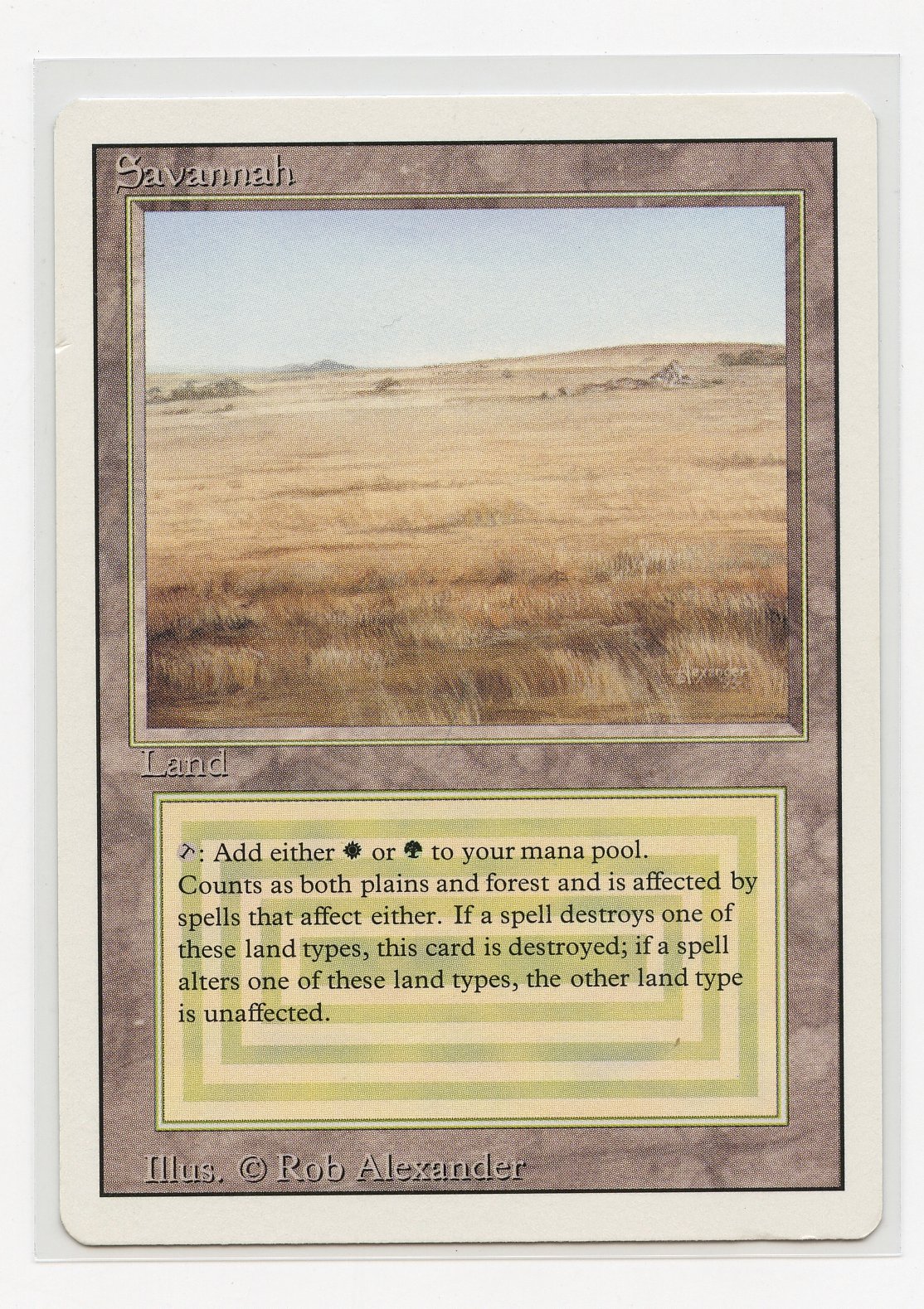 Savannah - Revised Dual Land (EX)