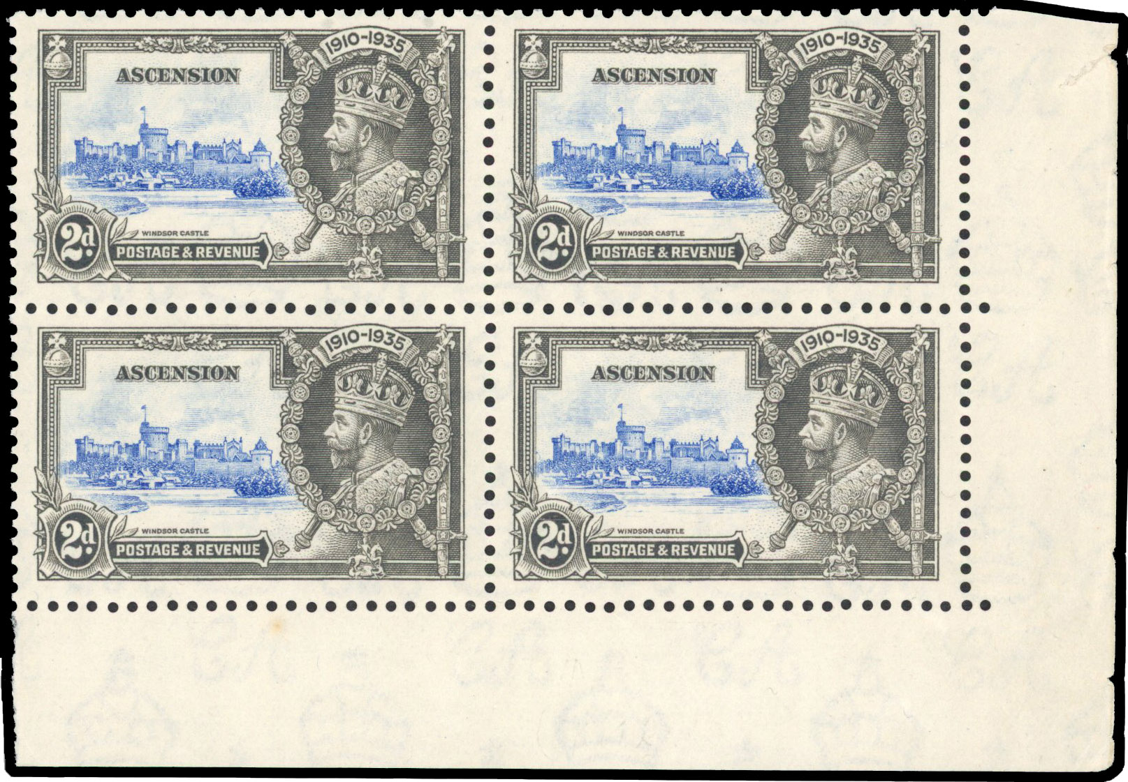 Ascension SG 32l block mint