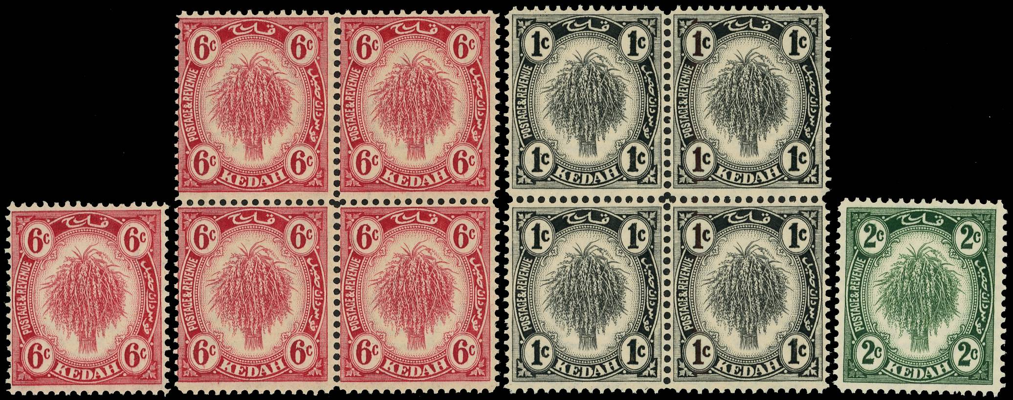 Kedah SG 56a, 68a, 69...