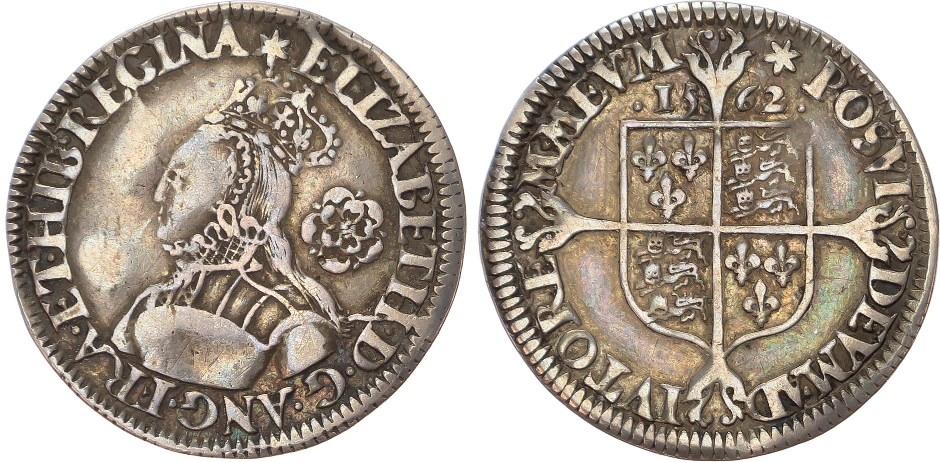 Elizabeth I (1558-1603), AR Sixpence, 1562.
