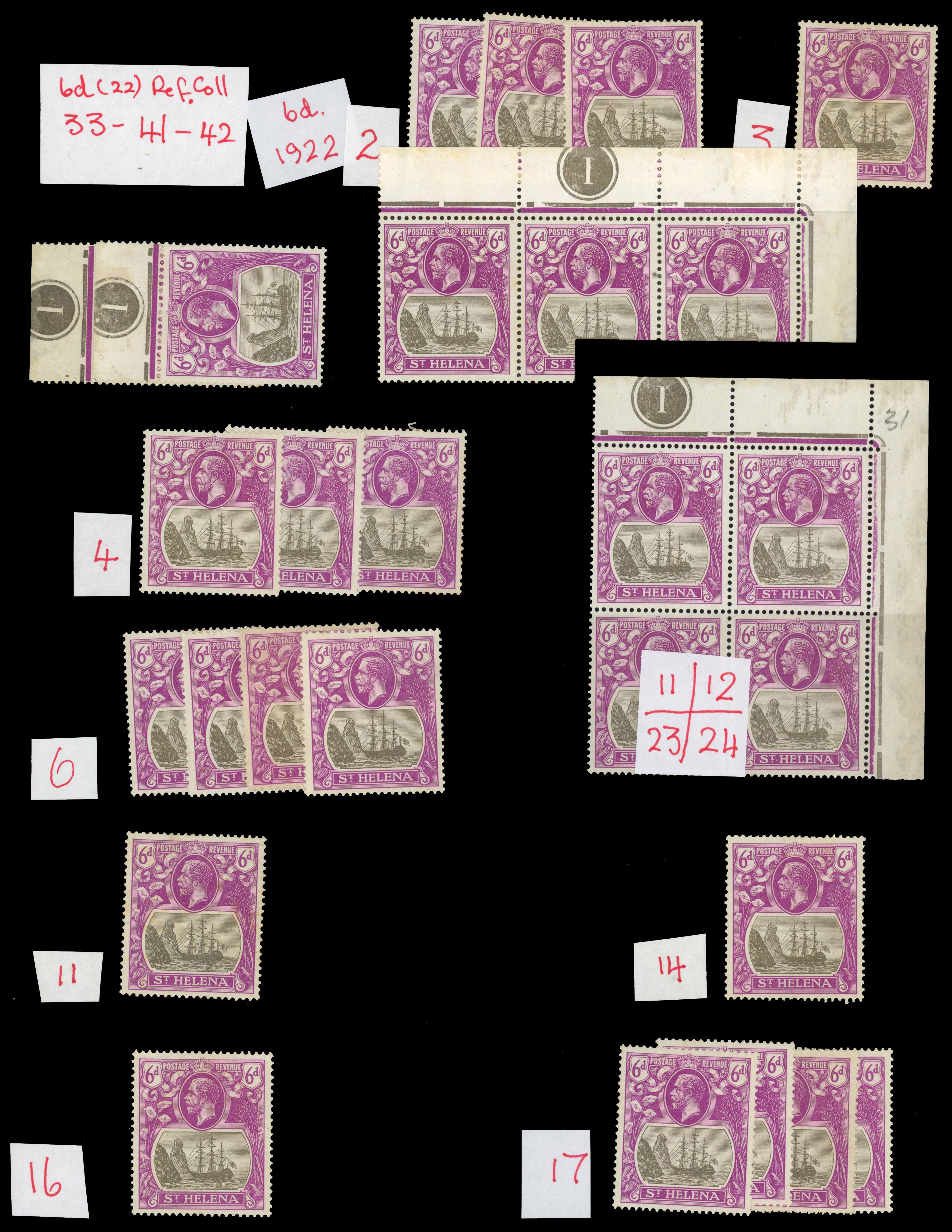 St Helena SG 104 study mint