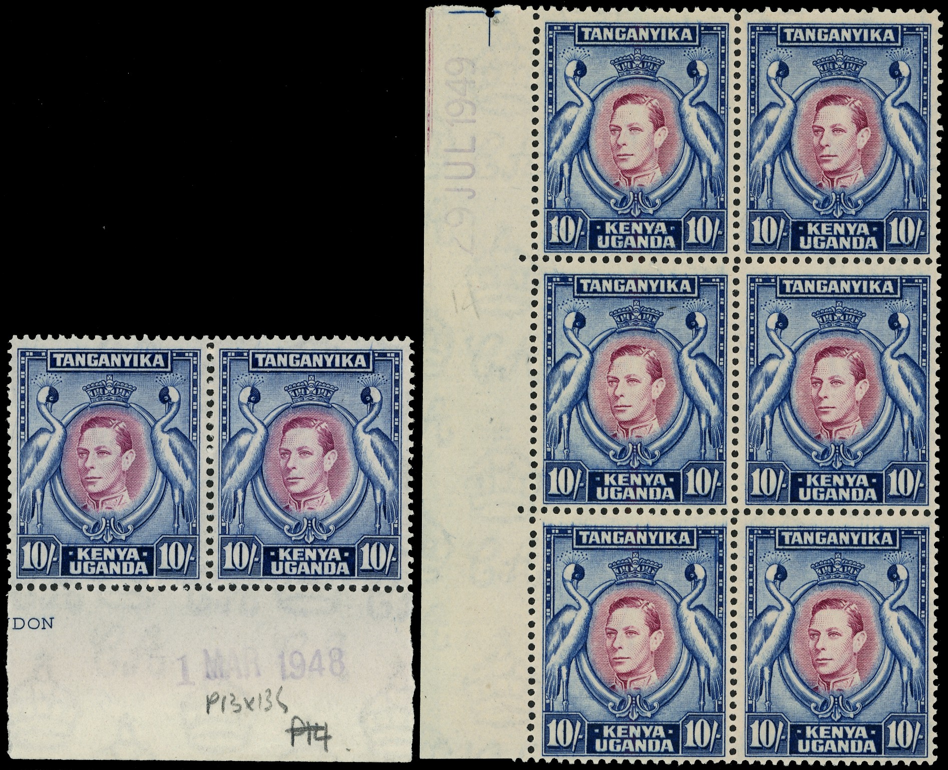 KUT SG 149b multiples...