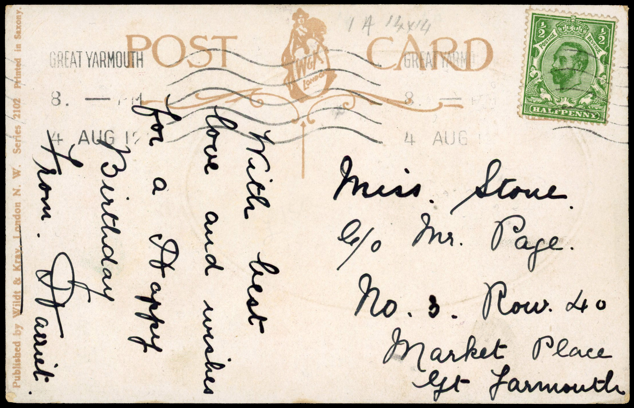 1911 1/2d Downey Head Perforation 14 Error