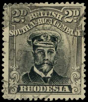 1918-21 2d Head Die IIIB, perf 15, toned...