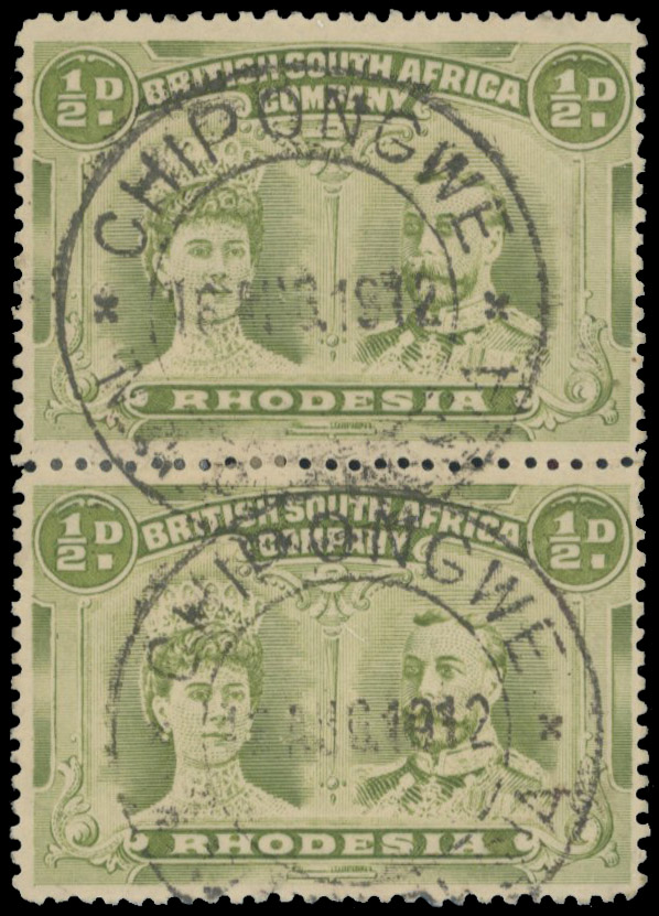 CHIPONGWE DC 16 AUG 1912