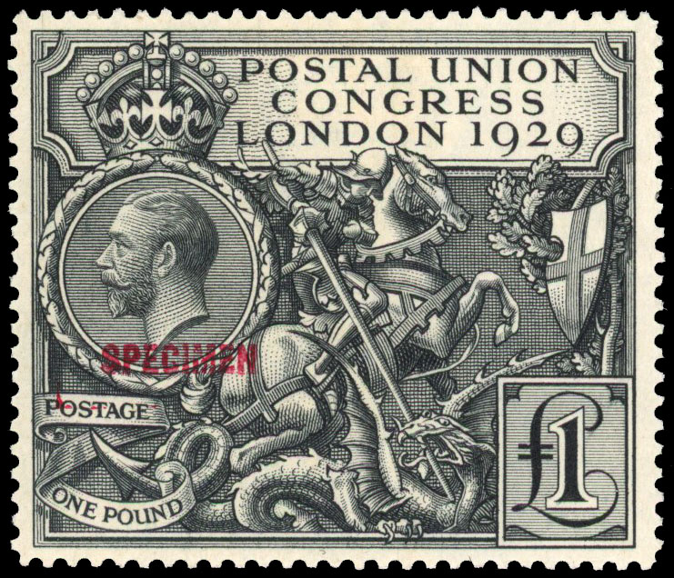 Great Britain SG 438var optd SPECIMEN