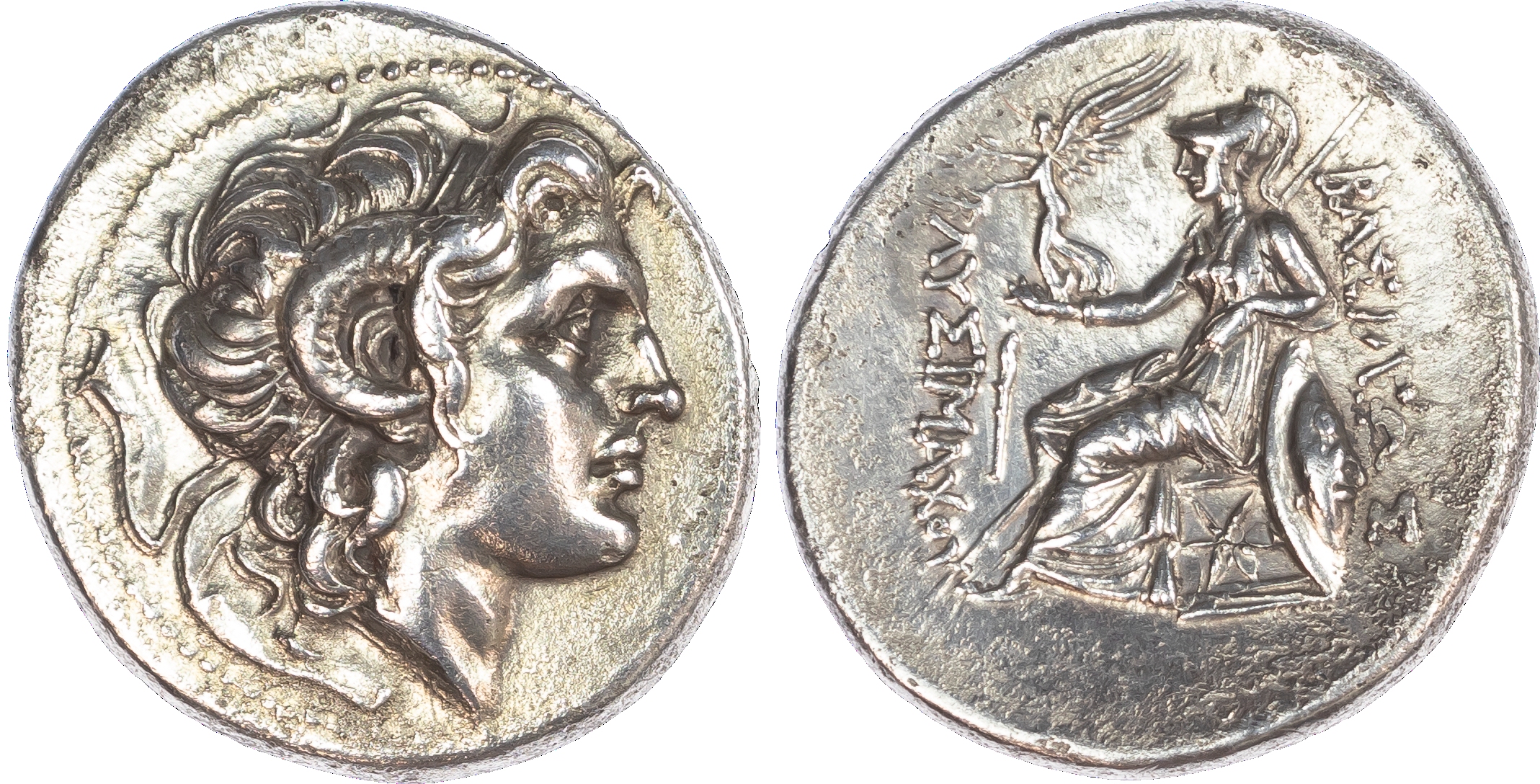 Kingdom of Thrace, Lysimachos (306-281 BC) AR Tetradrachm, mint of Lampsakos, c. 297/6-282/1 BC, 16.79g. Head of the deified