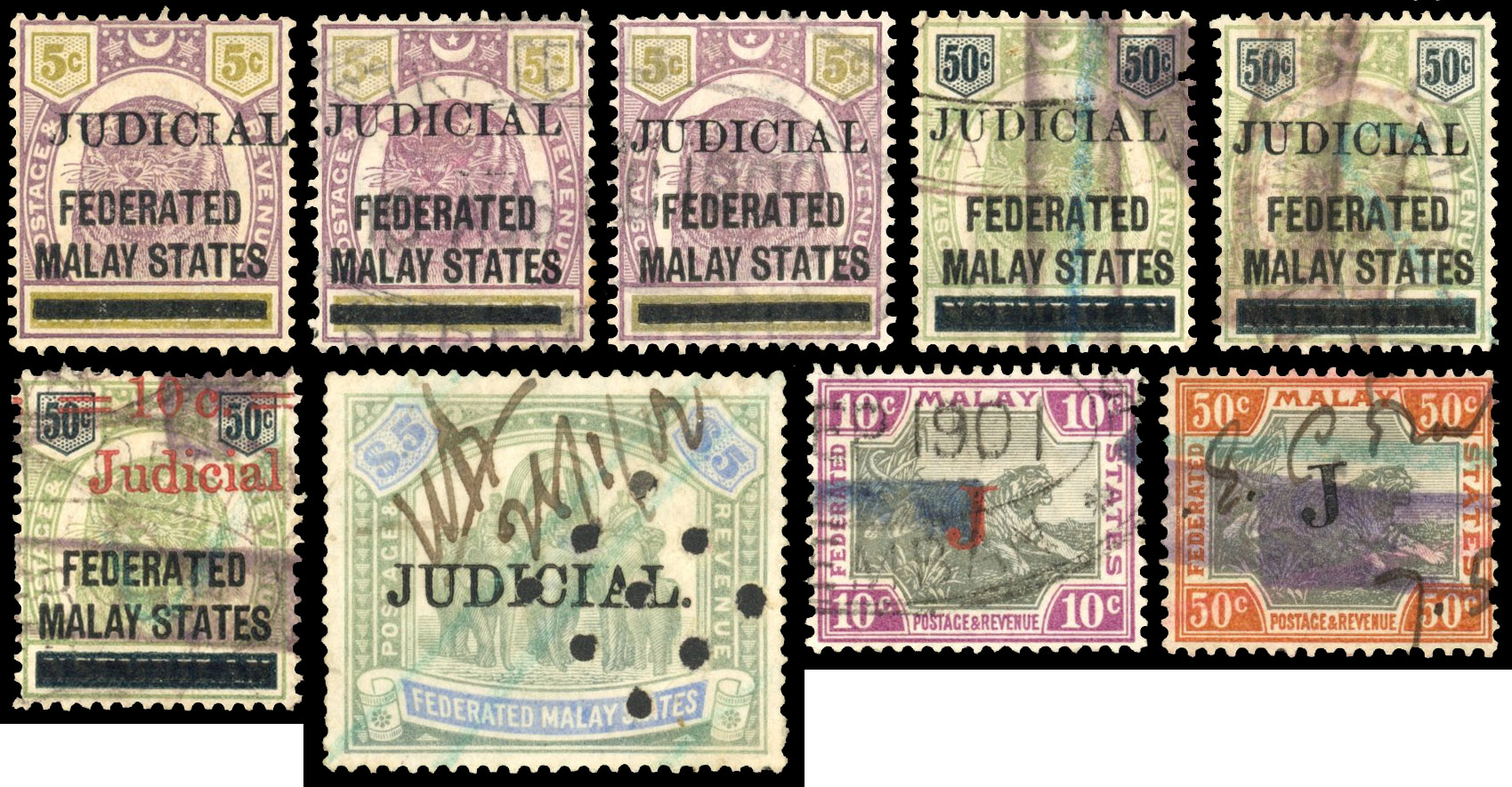 FMS Judicial 1900-2 first and second provisional issues group