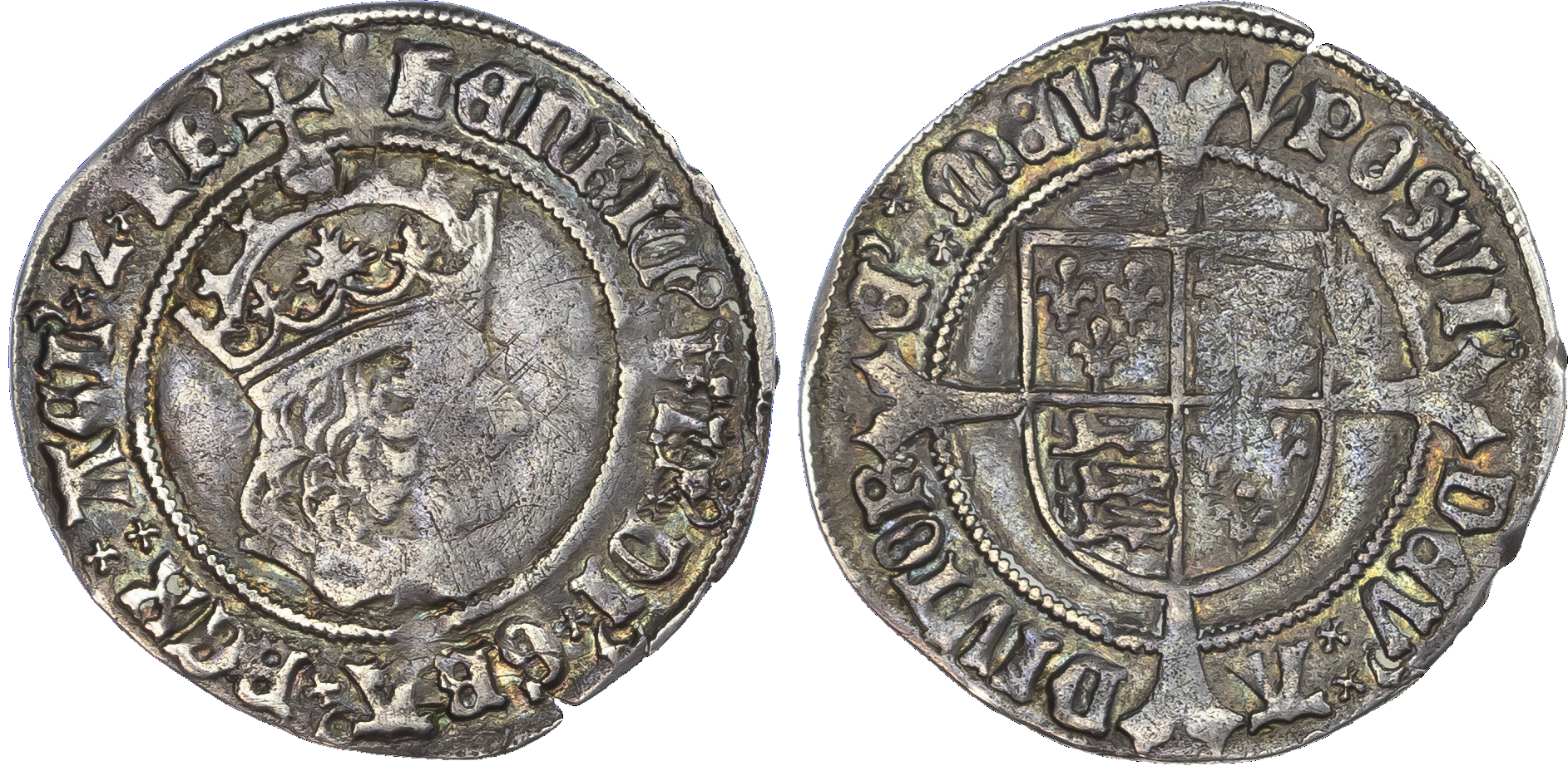 Henry VIII (1509‑47), First coinage, 1509‑26, AR Groat