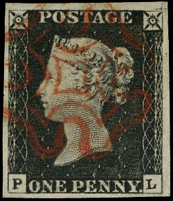 Great Britain SG 2 Plate 2 PL  