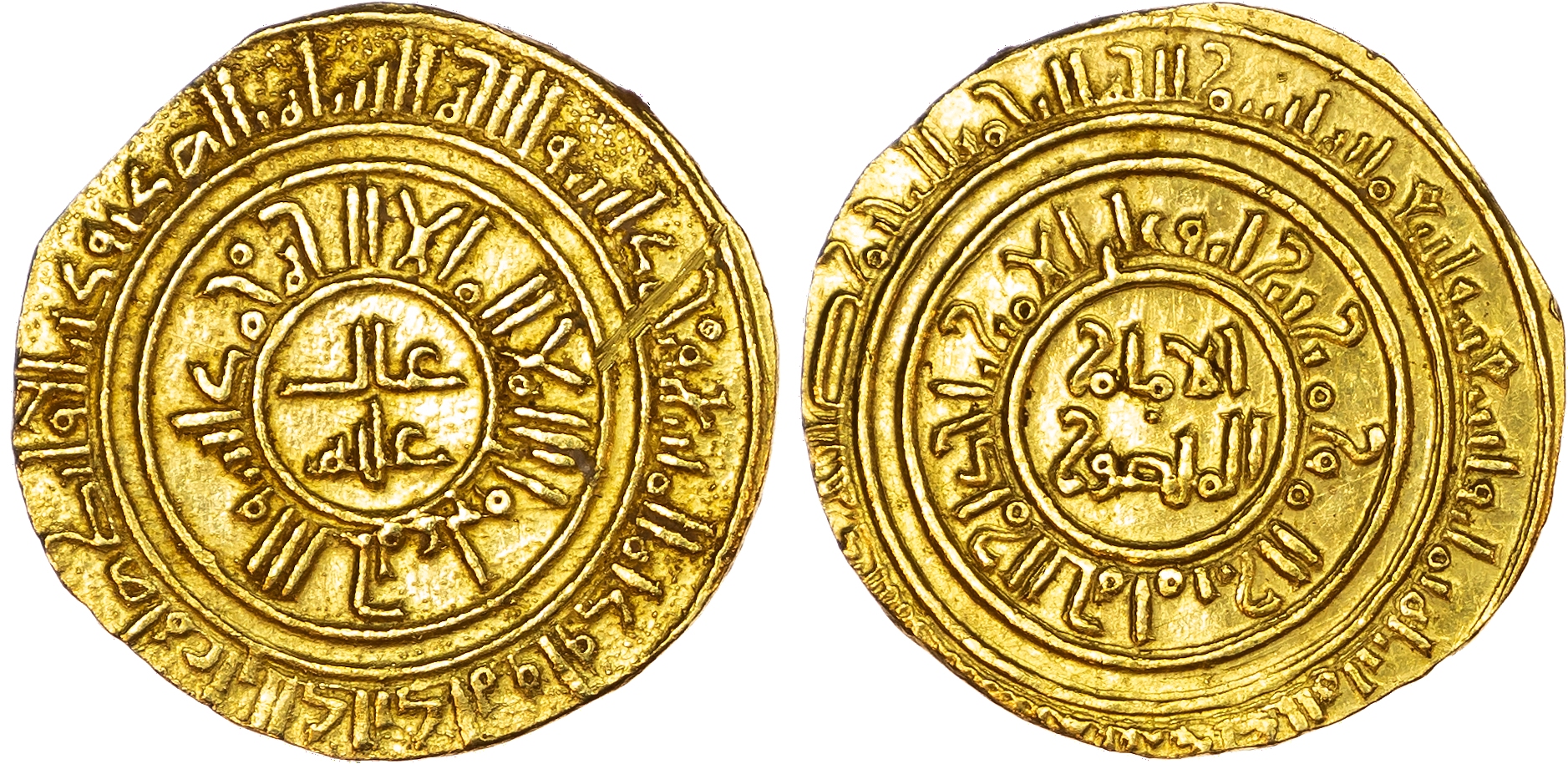 Fatimid, al‑Amir (AH 495‑524 / 1101‑1130 AD), gold Dinar, AH 498 / 1104/5 AD, al‑Iskandariya