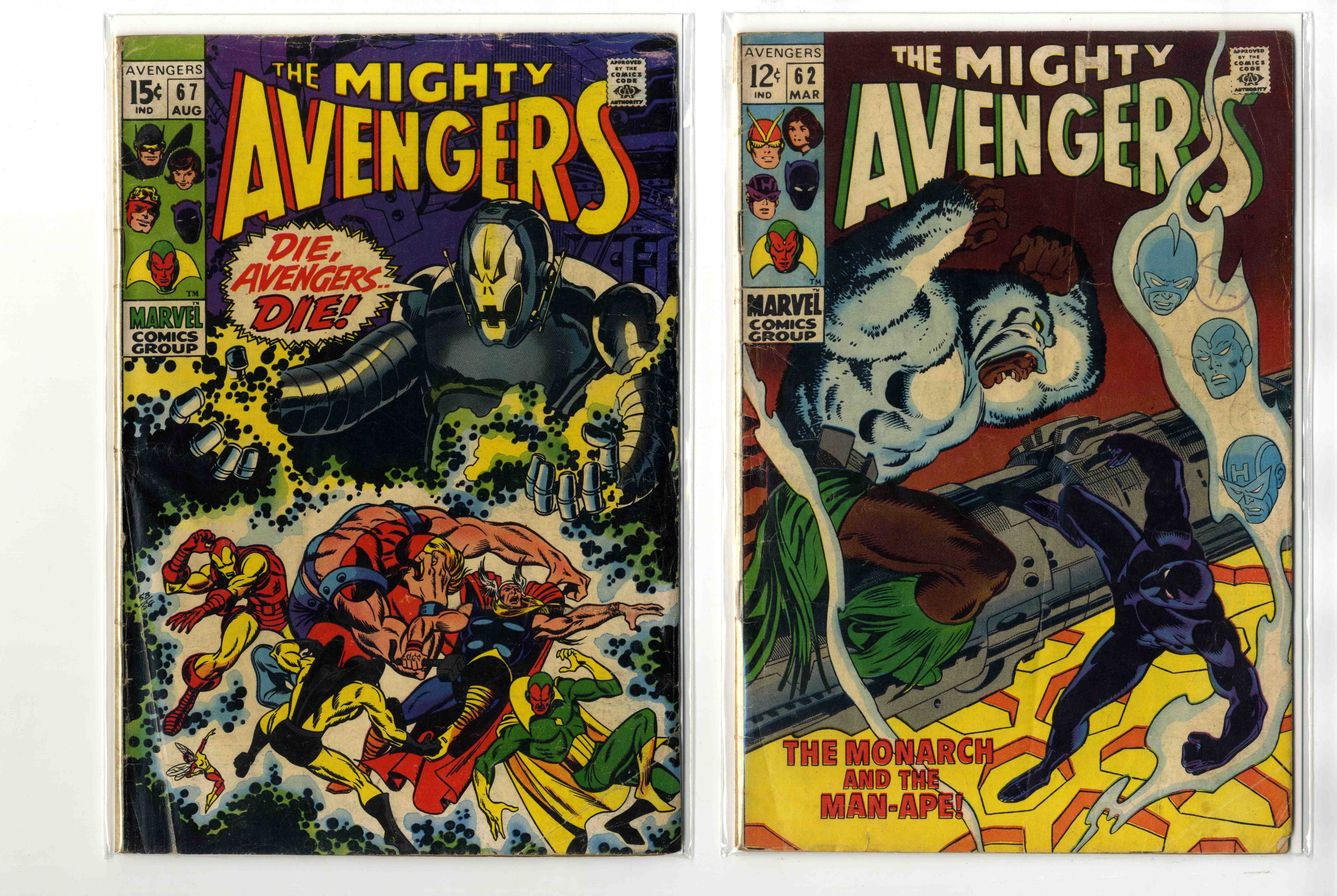 The Mighty Avengers (Marvel Comics, 1969) Bundle of 3