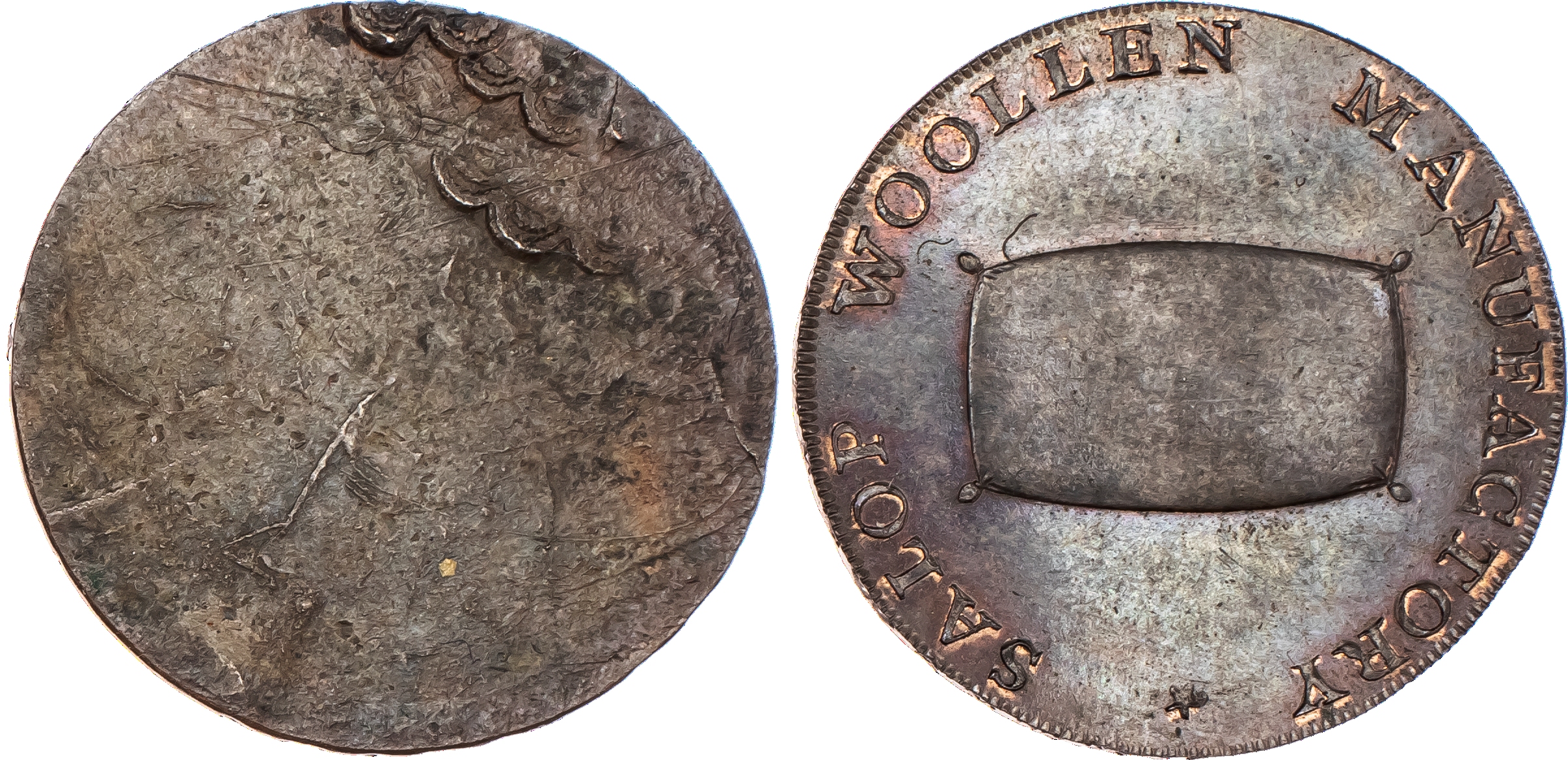 Shrewsbury, Isaac Wood uniface trial for...