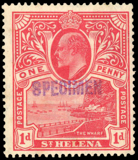 St Helena SG 71s Specimen