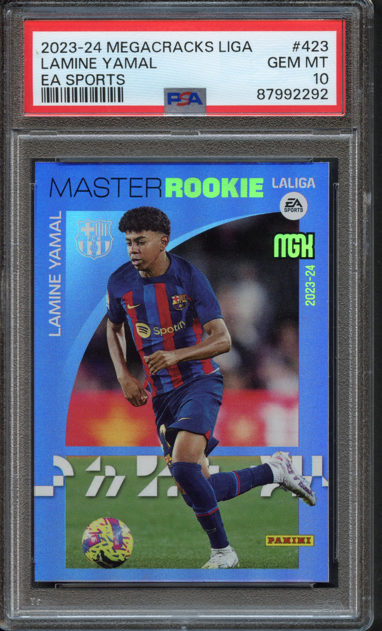 <p>PSA 10 2023 Lamine Yamal ROOKIE Mega Cracks Liga EA Sports</p>