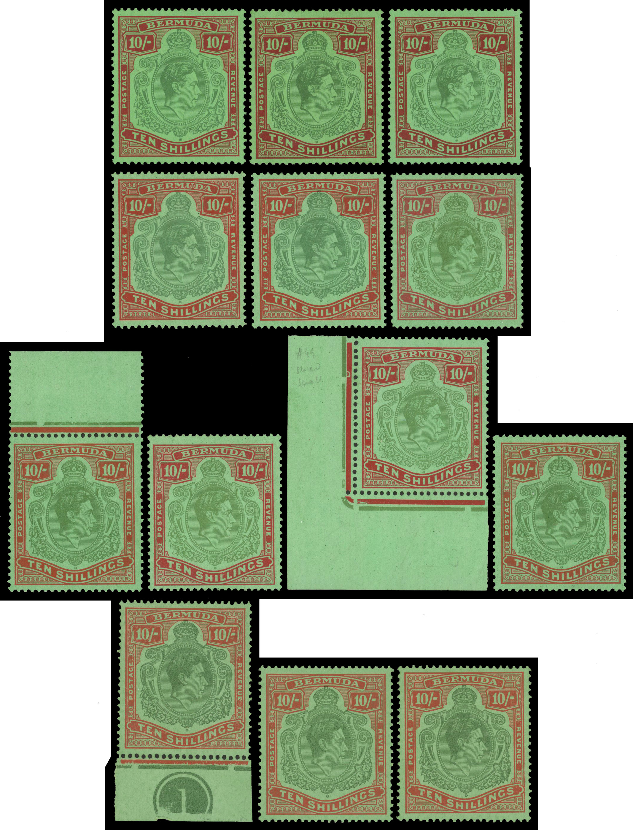 Bermuda SG 119-f collection mint