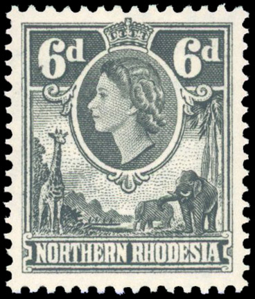 Northern Rhodesia SG 68w wmk inverted u/m