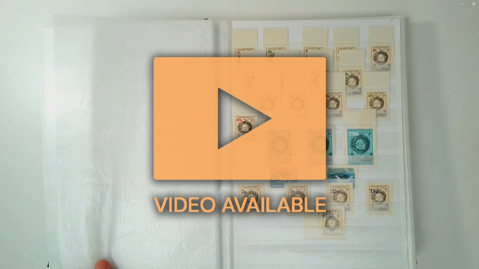 Tonga and Niuafo'oa modern in green stockbook