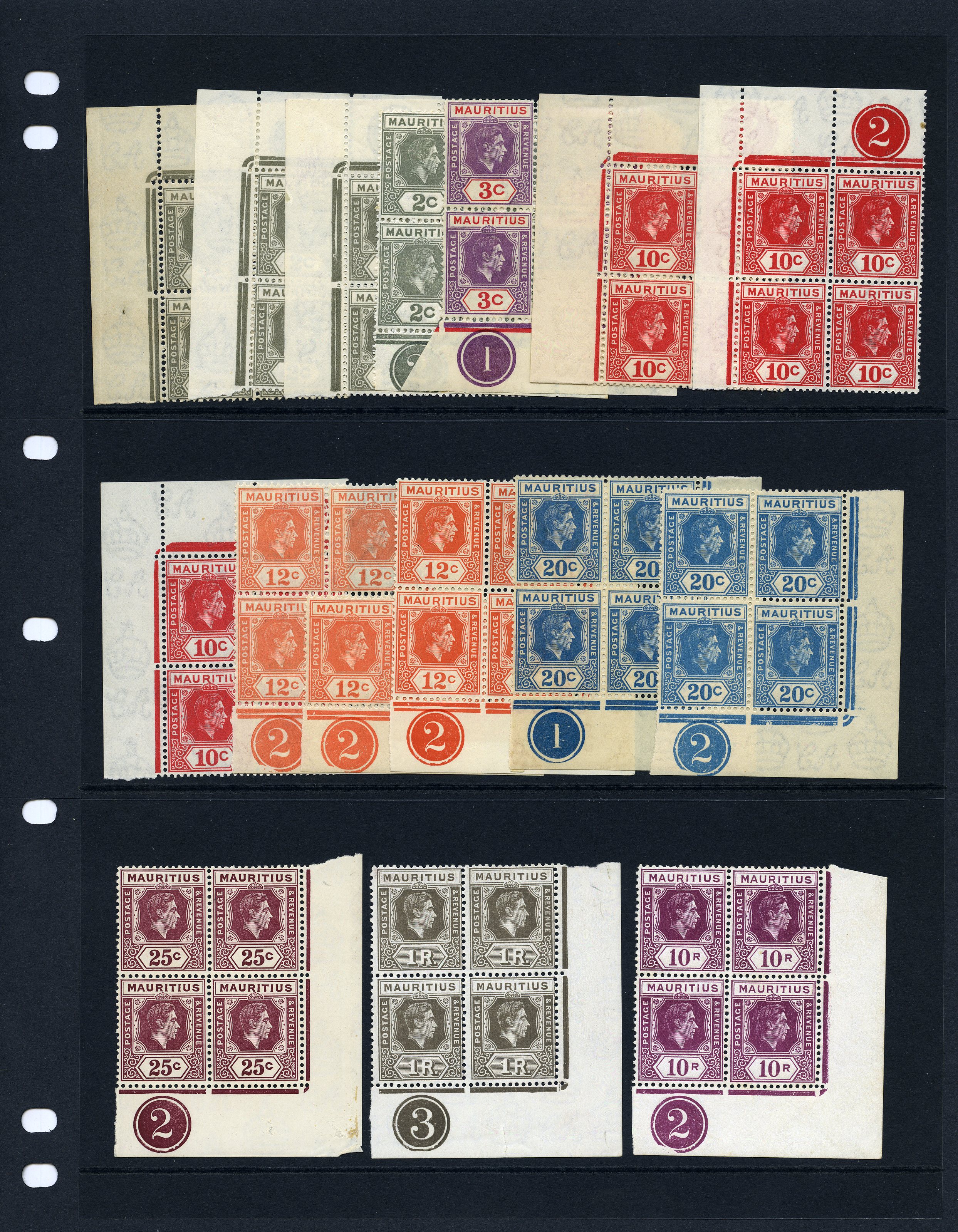 1938-49 blocks group mint, mainly unmounted...
