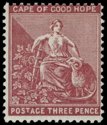 1881 3d deep claret, fine o.g. SG...