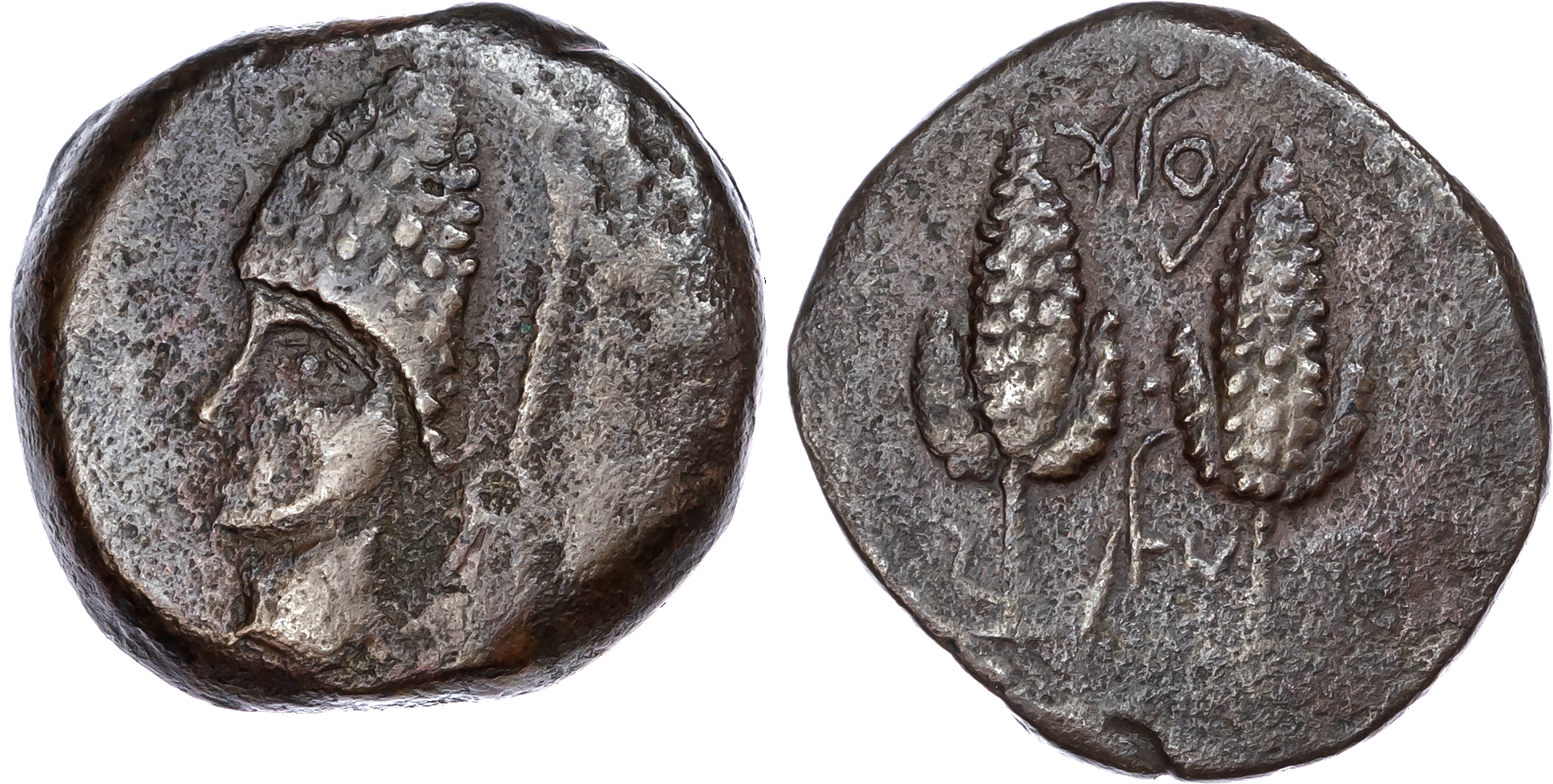 Mauretania, Lixus (c. 50-1 BC) AE 