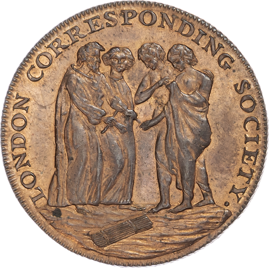 London – Piccadilly, London Corresponding Soc. Halfpenny 1795