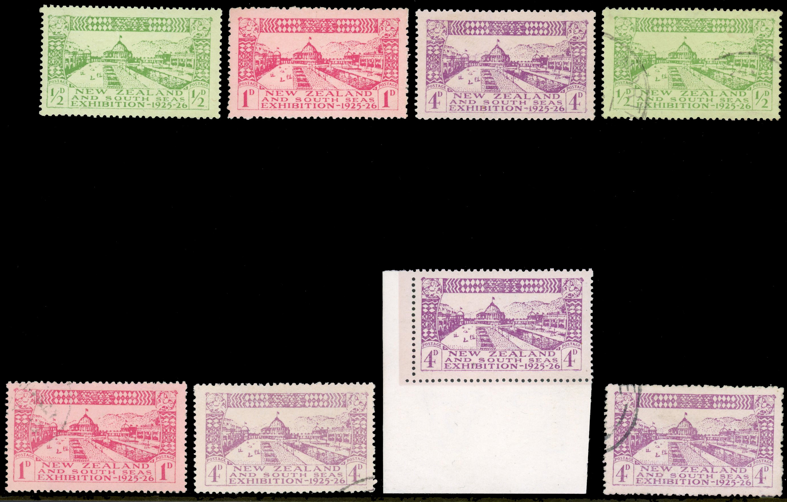 New Zealand SG 463-465a group