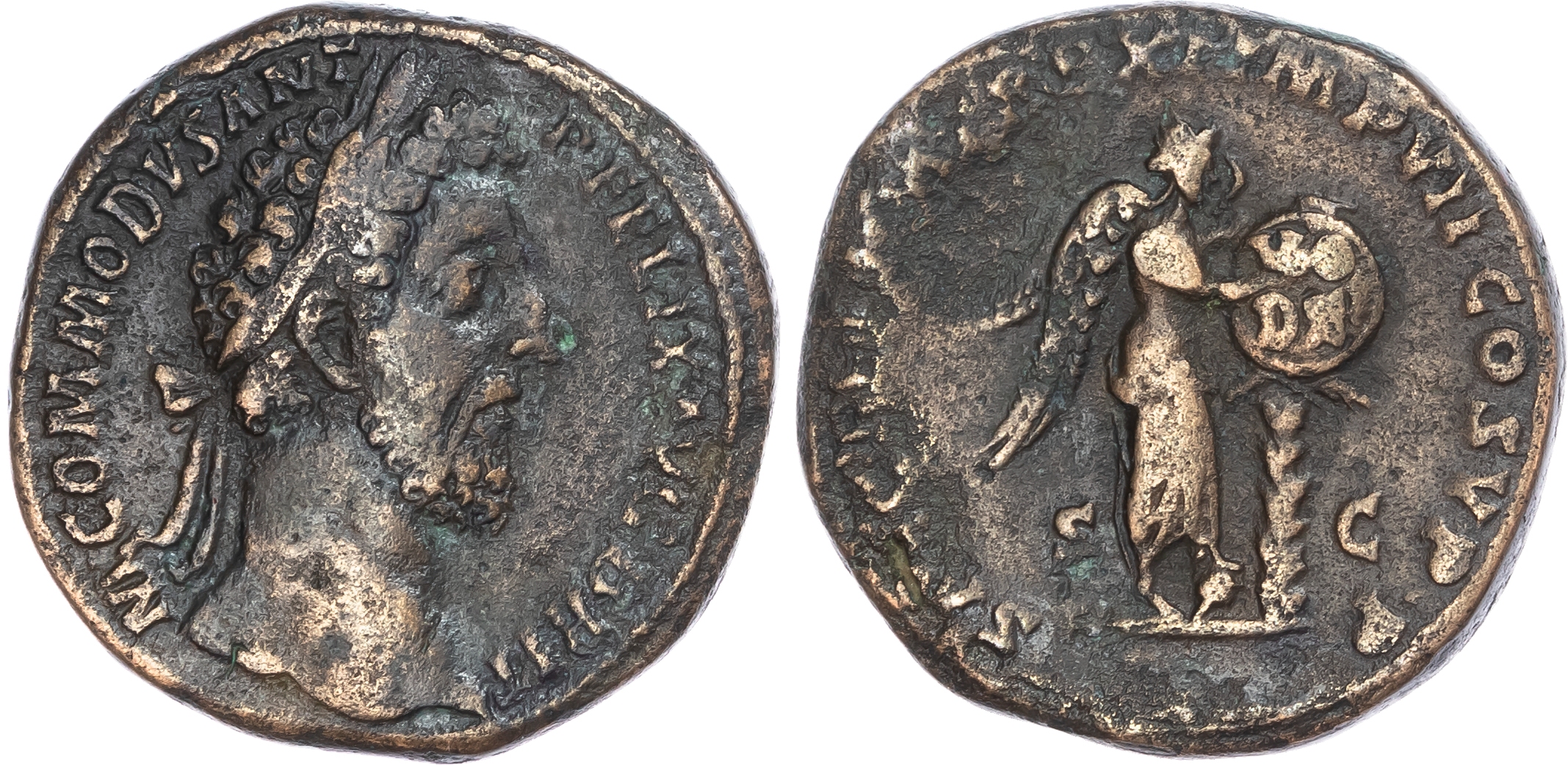 Commodus (AD 177-192) AE As, Rome, AD 186, 28.50g. 