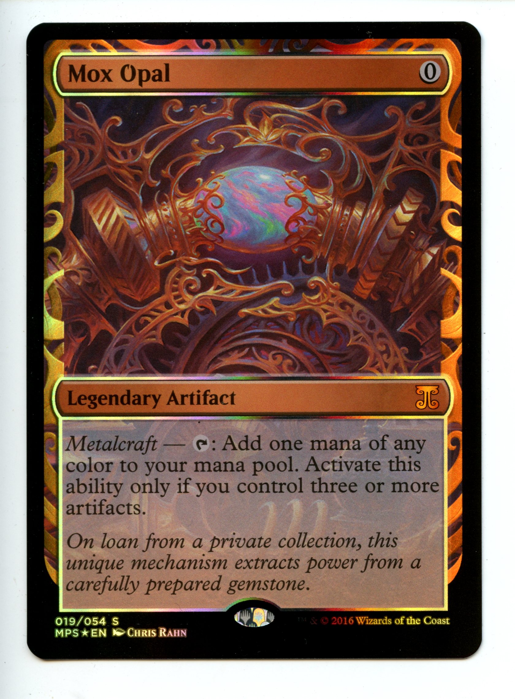 Magic the Gathering - Mox Opal   - Kaladesh Inventions - Near Mint