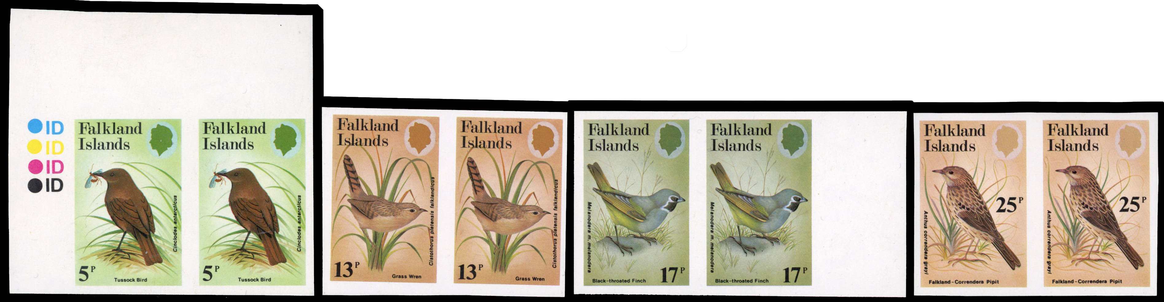 Falkland Islands SG 432/7 vars mint