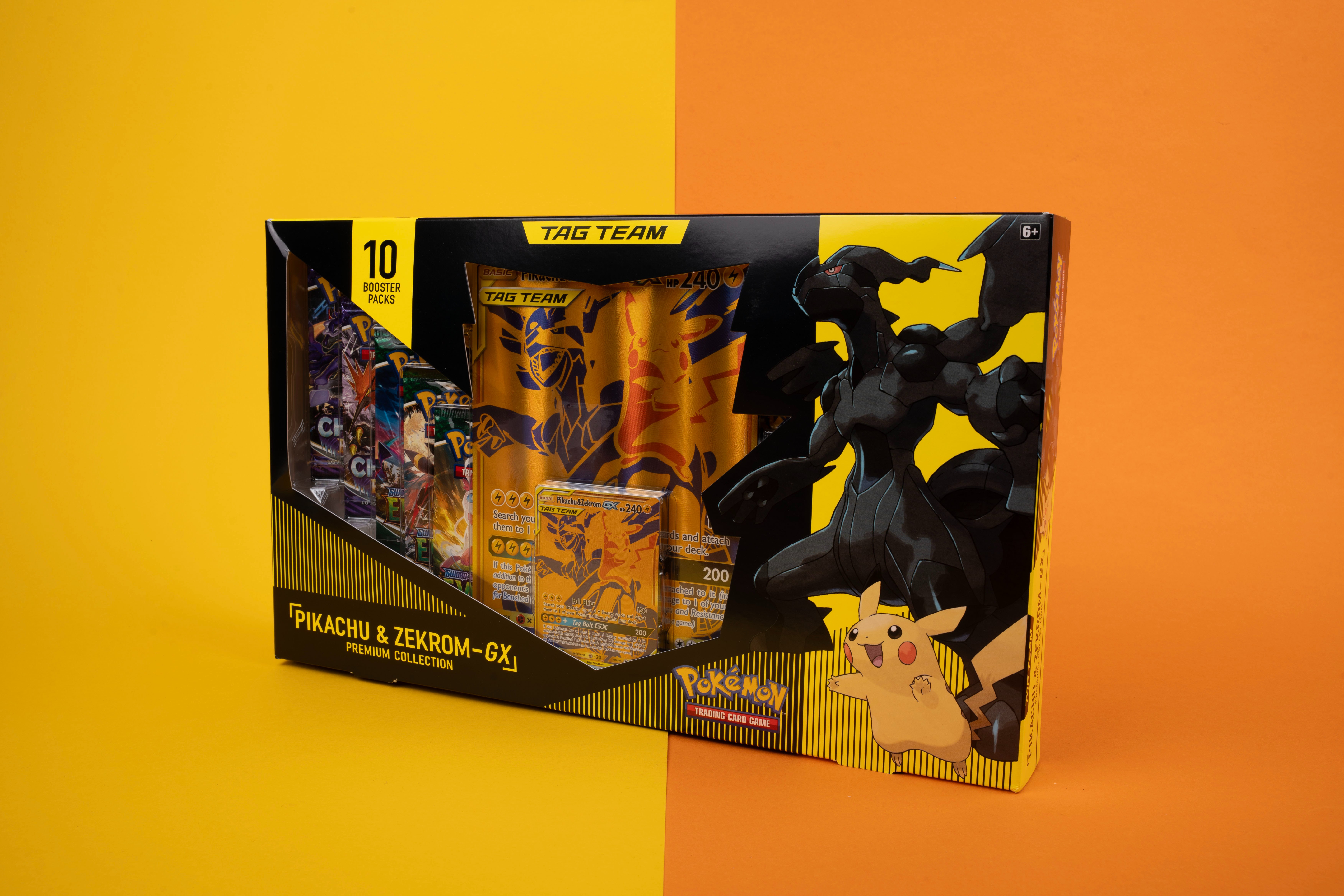 SEALED Pikachu & Zekrom GX Premium Collection - 2021