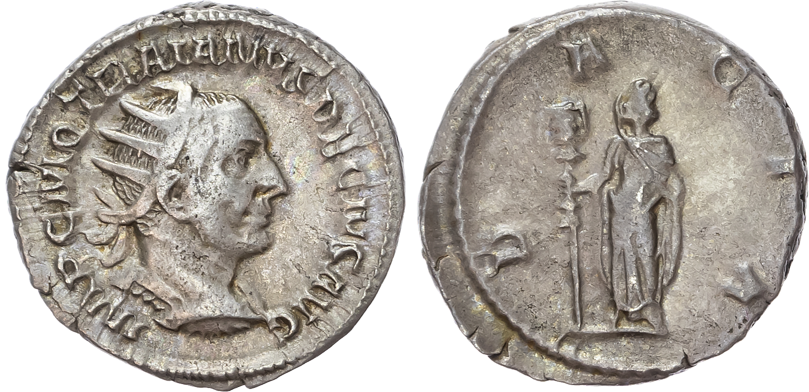 Trajan Decius (AD 249-251) AR Antoninianus, Rome, AD 250, 4.27g. 