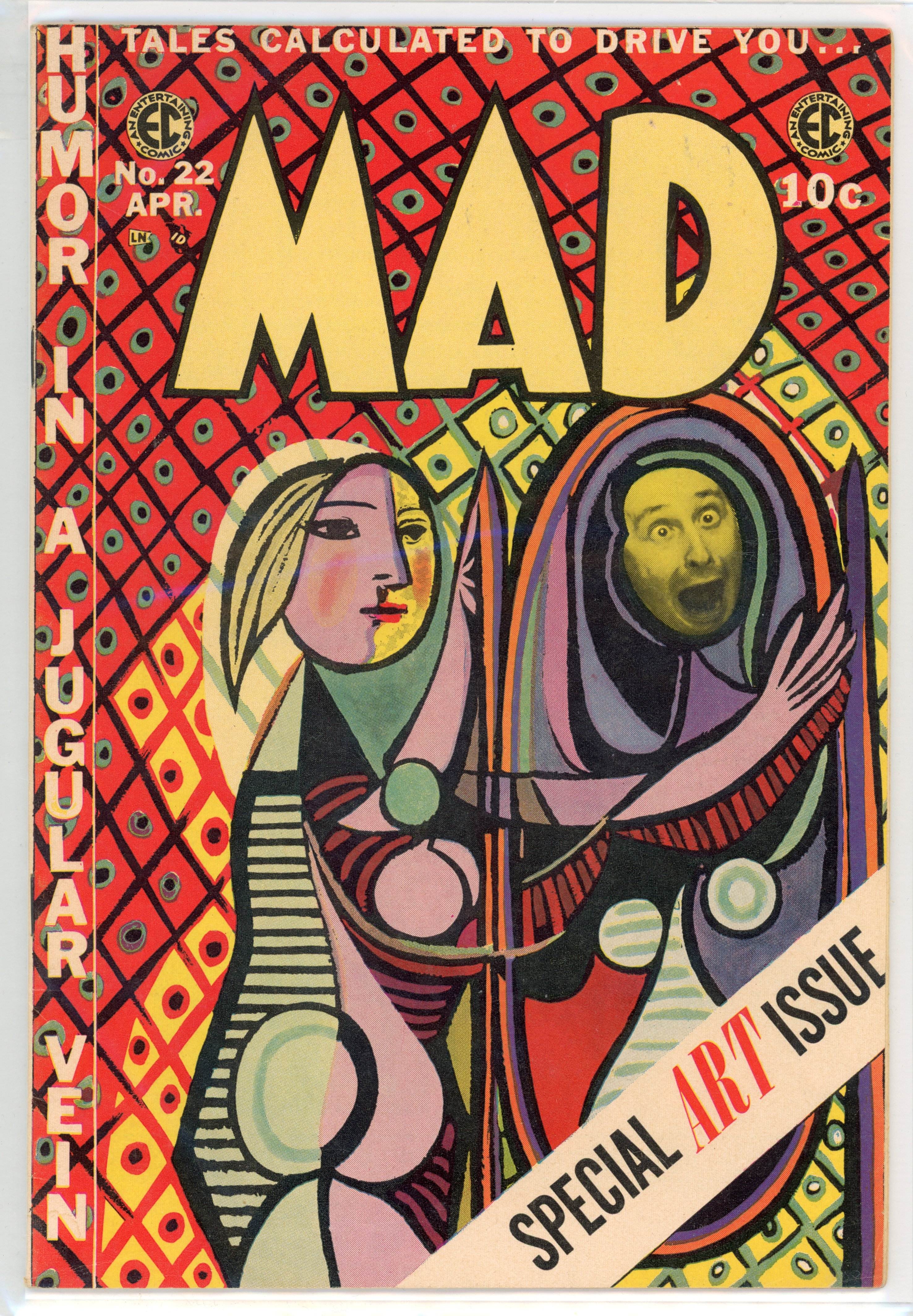 †Mad #22 (EC, 1955) Interior photos by Harvey Kurtzman
