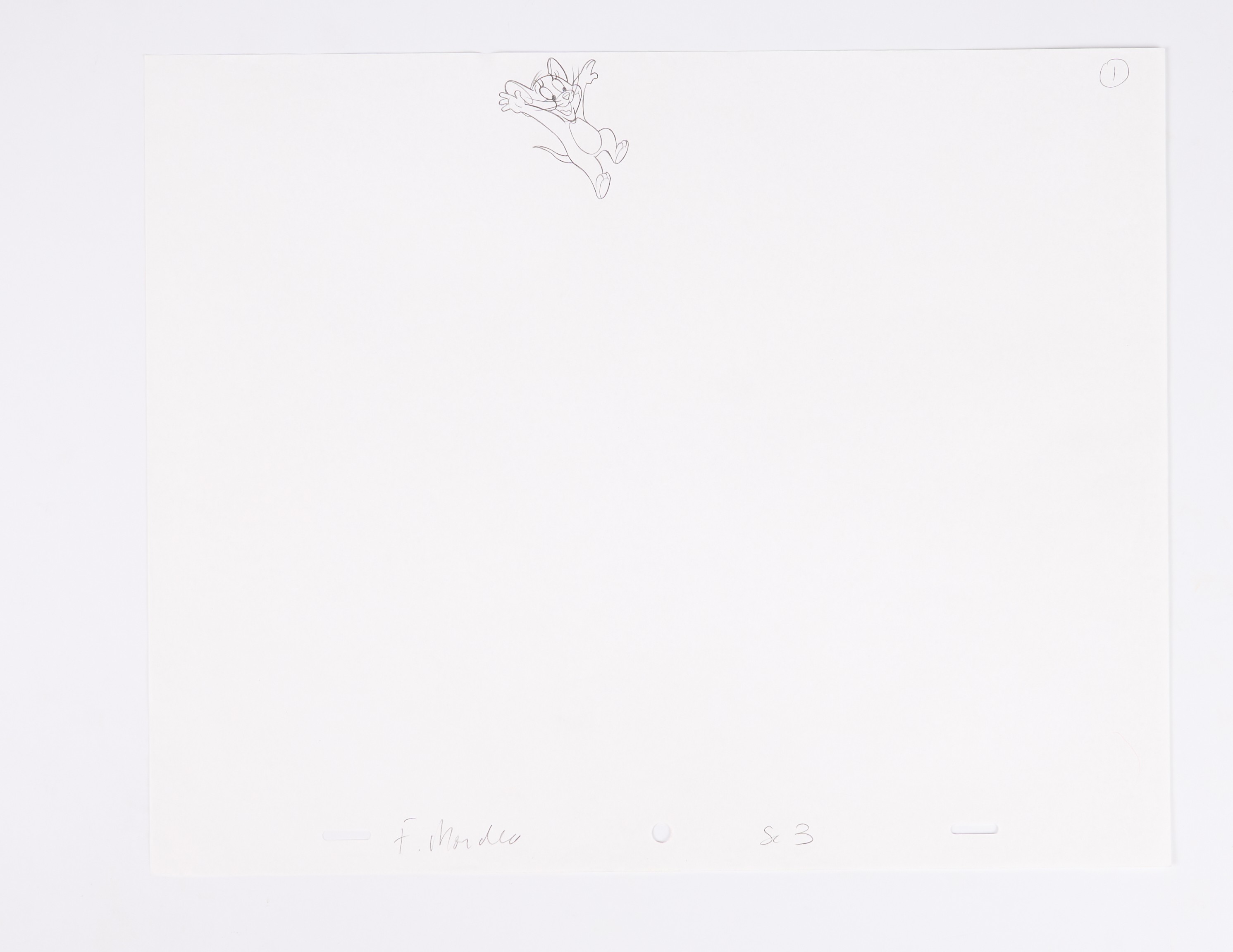 Tom And Jerry Animation Drawings For Ford Mondeo Advert (Large Company, 2003) Approx. 150+