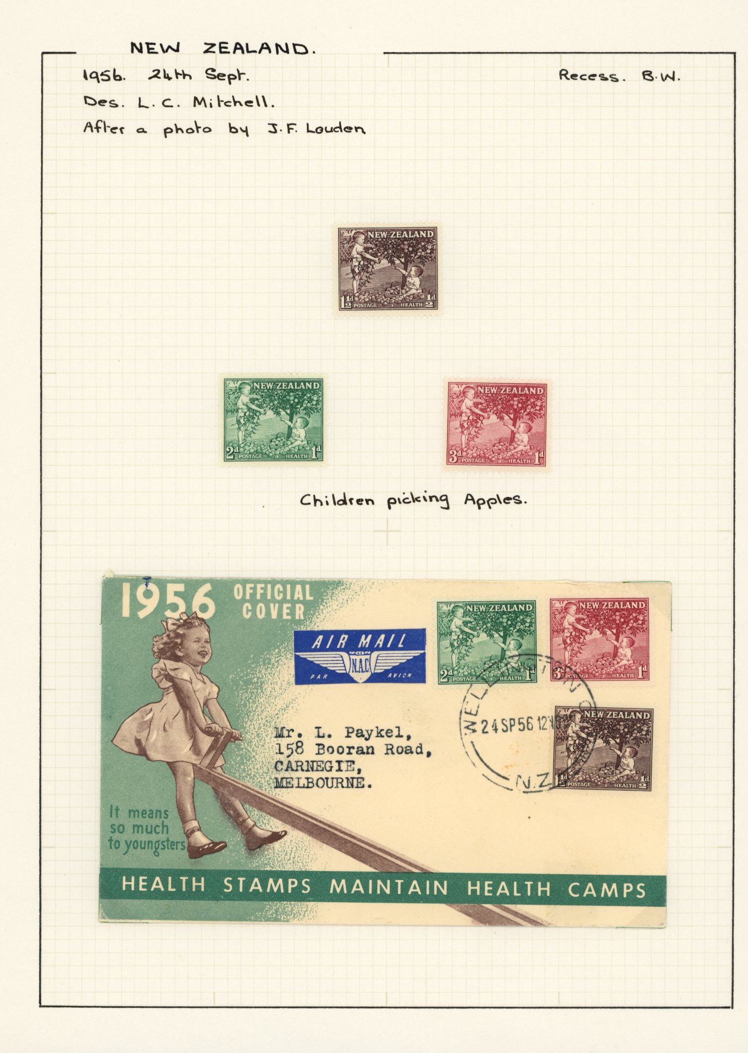 1956-9 Health issues collection on leaves....