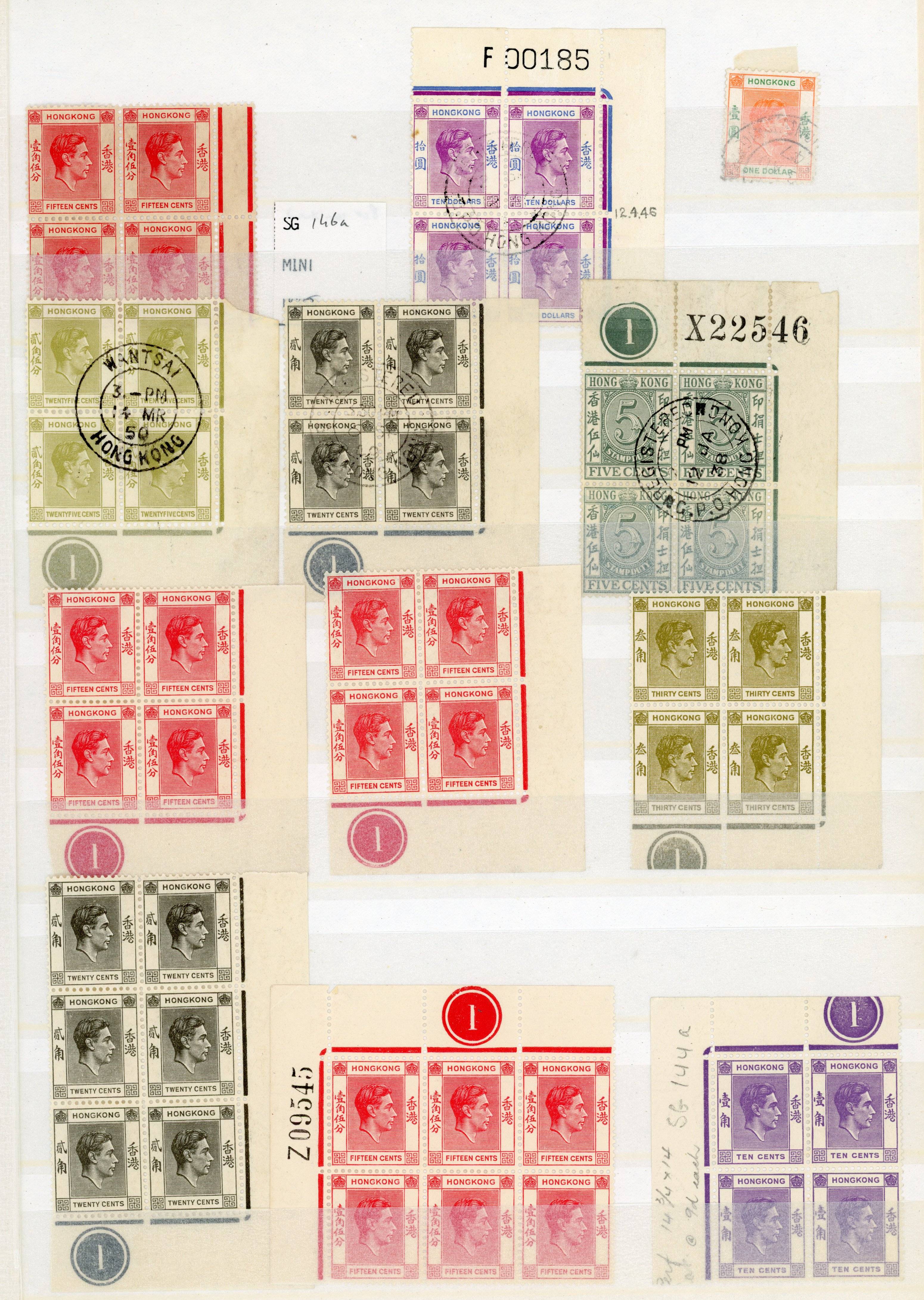 Hong Kong KG VI balance collection