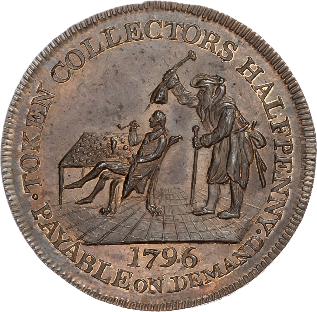London - Smithfield, Mathew Denton (token manufacturer) ‘Collectors Halfpenny’ 1796