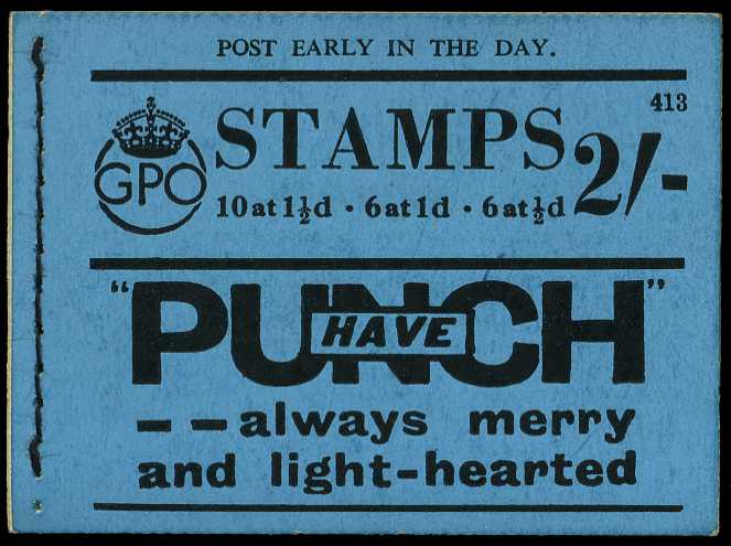 1938 (April) 2/- booklet (#413), new cover...