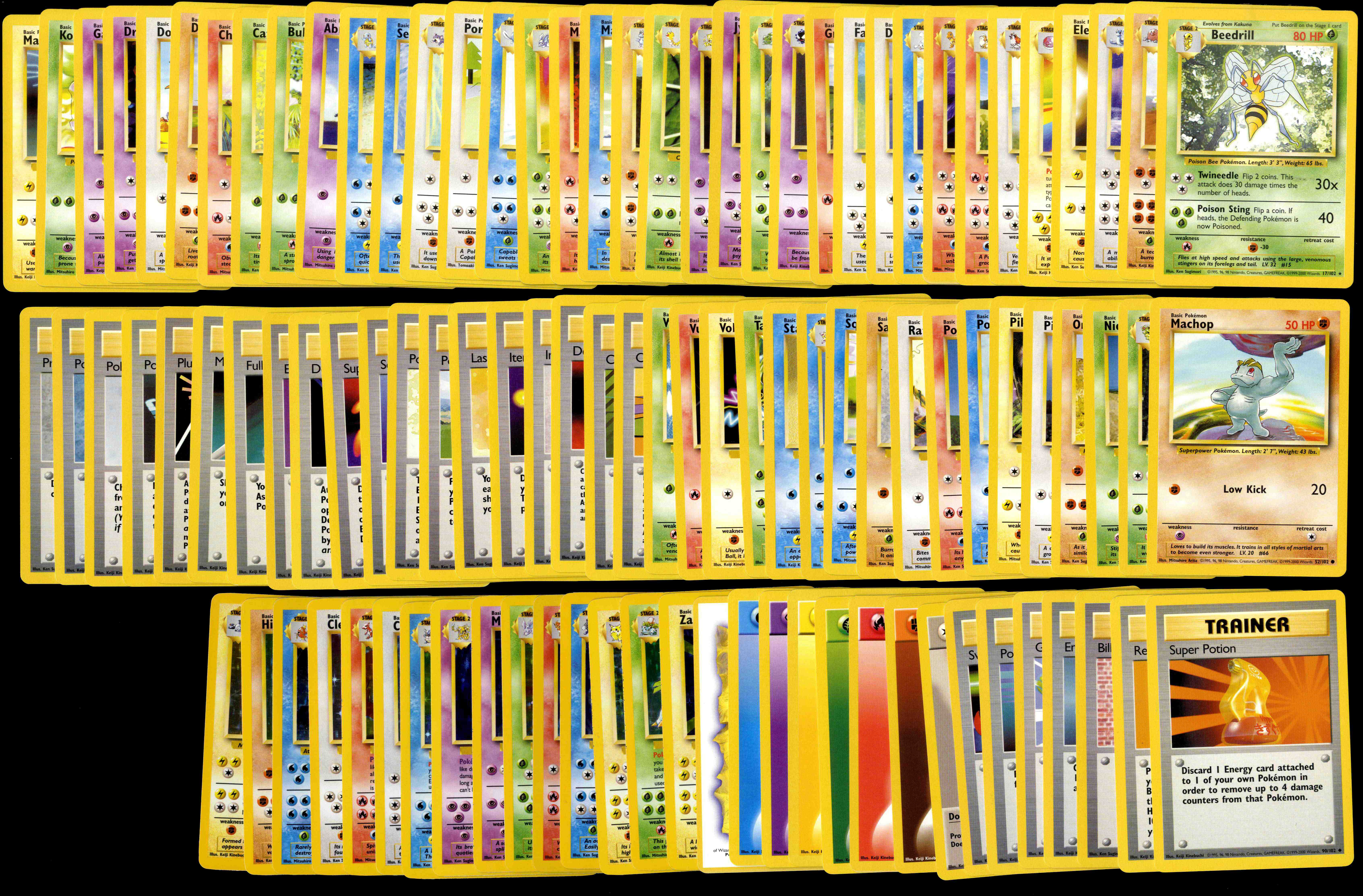 Pokémon TCG - Base Set - 4th Print Unlimited Set 101/102